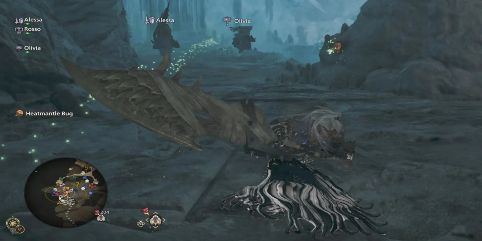 Kỹ năng Tackle của Greatsword dùng để húc quái vật trong Monster Hunter Wilds