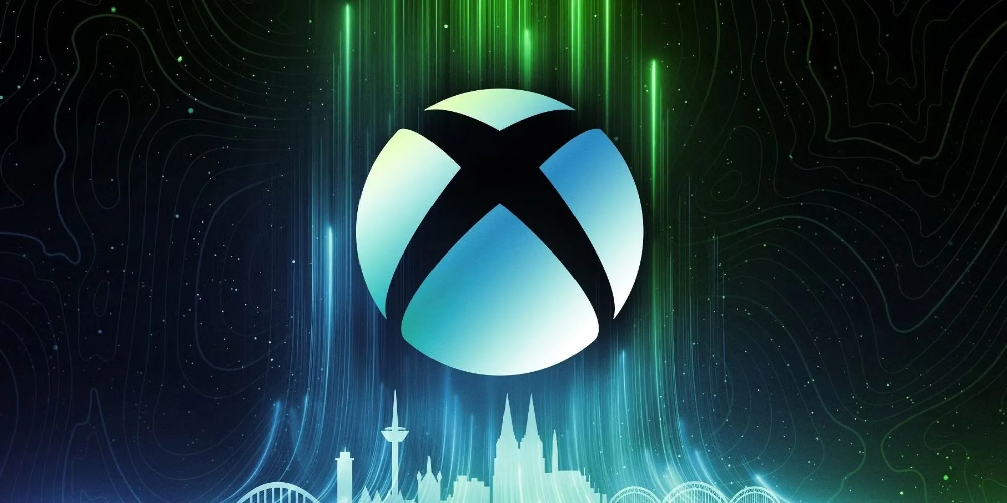 Logo Xbox trên nền tối tượng trưng cho các thiết bị và hệ sinh thái chơi game của Microsoft