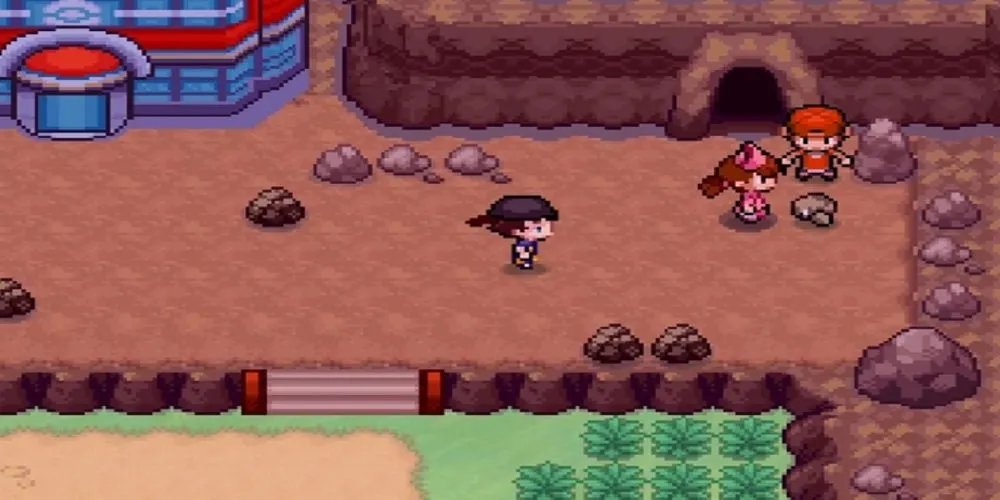Lối vào Mt. Moon từ Pewter City trong Pokemon Infinite Fusion