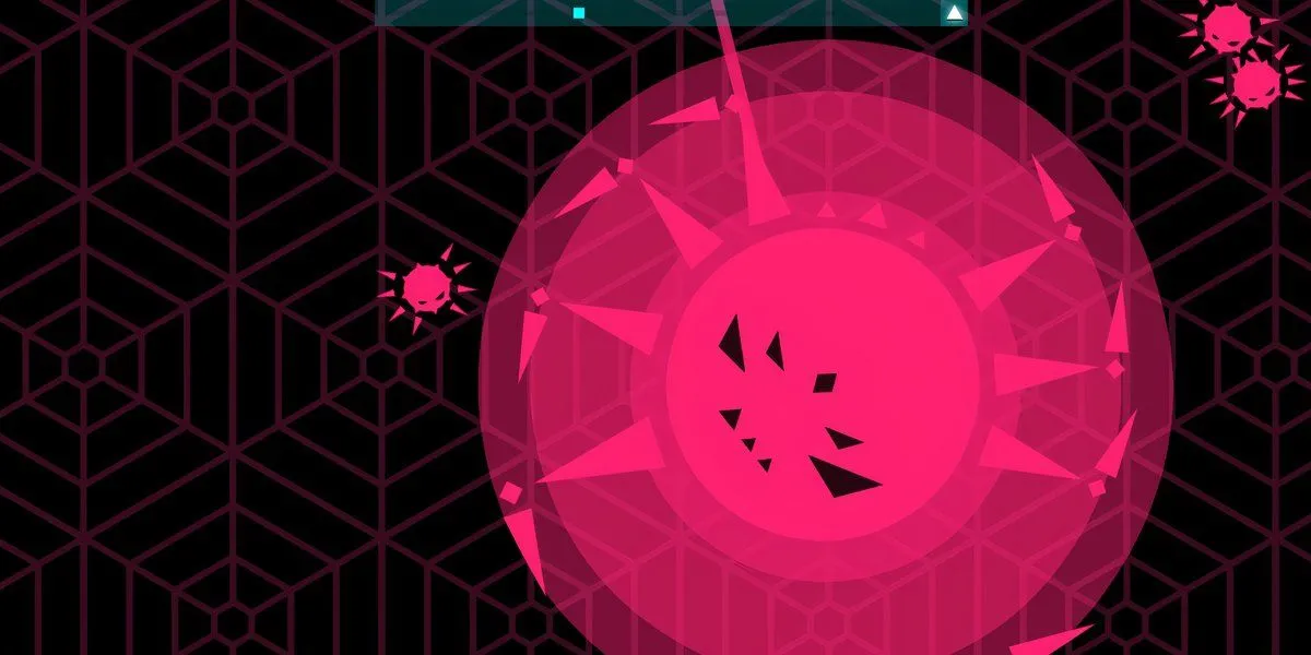 Màn chơi đầy màu sắc và hình khối trong game âm nhạc Just Shapes &amp; Beats