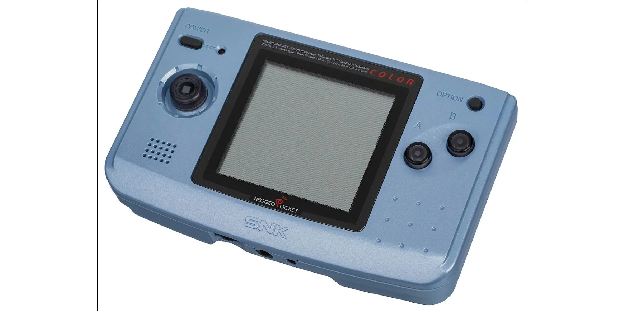 Máy chơi game cầm tay Neo Geo Pocket Color nhỏ gọn với thiết kế cổ điển