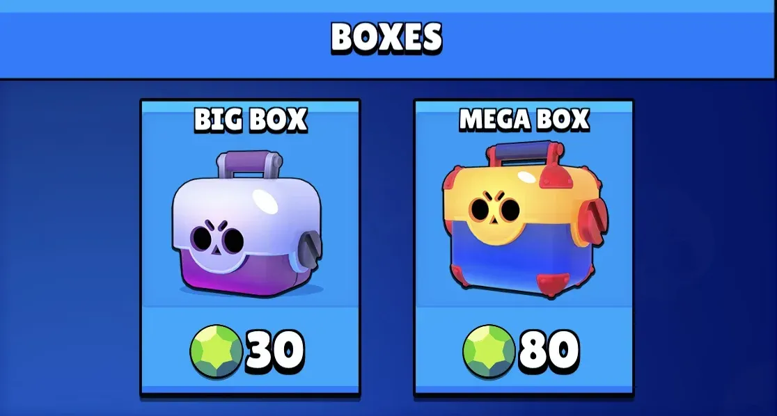 Mở hộp quà may mắn để nhận Gem trong Brawl Stars