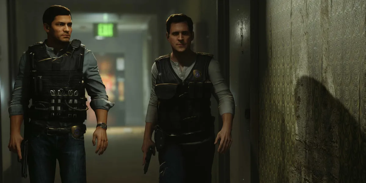 Một cảnh hành động rượt đuổi giữa cảnh sát và tội phạm trong game Battlefield Hardline