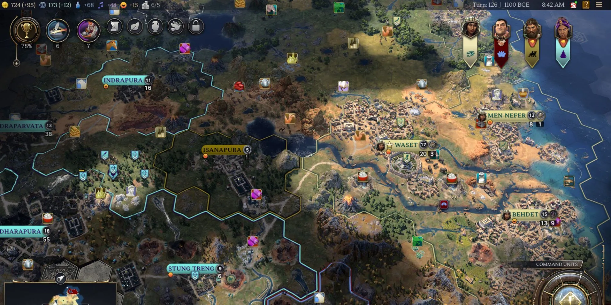 Một khía cạnh gameplay trong Civilization 7 liên quan đến việc mở rộng giới hạn thành phố.