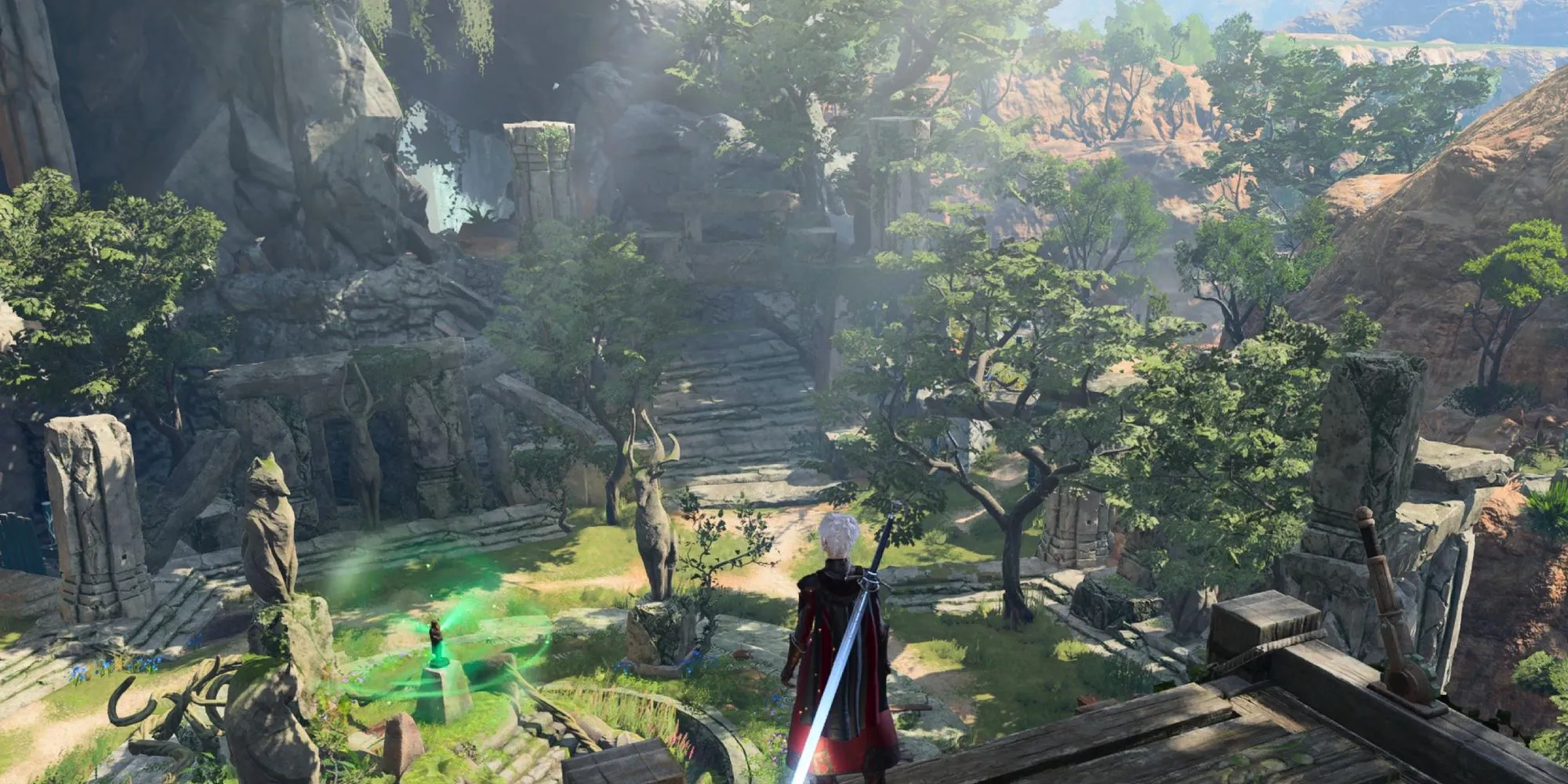 Một khung cảnh tuyệt đẹp tại Emerald Grove trong Baldur's Gate 3