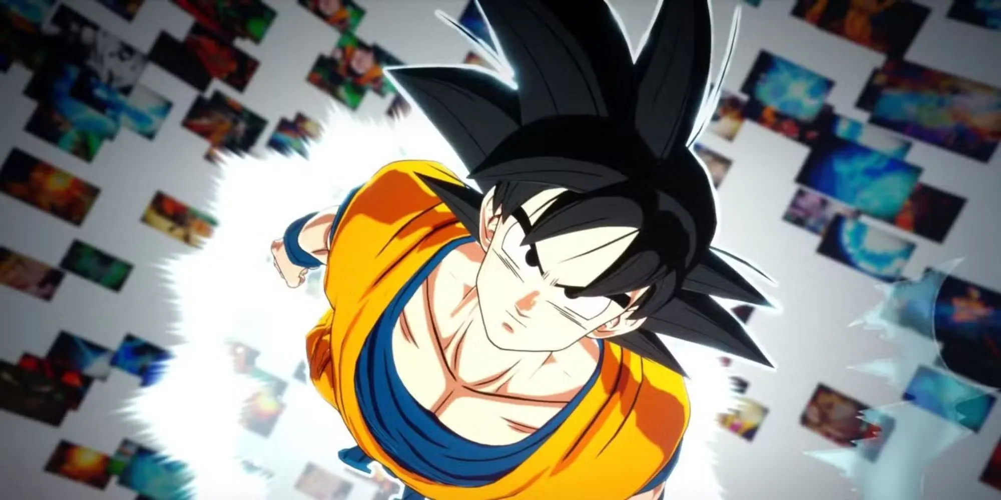 Một nhân vật trong game Dragon Ball Z đang tung chiêu năng lượng mạnh mẽ, bối cảnh chiến đấu hoành tráng.