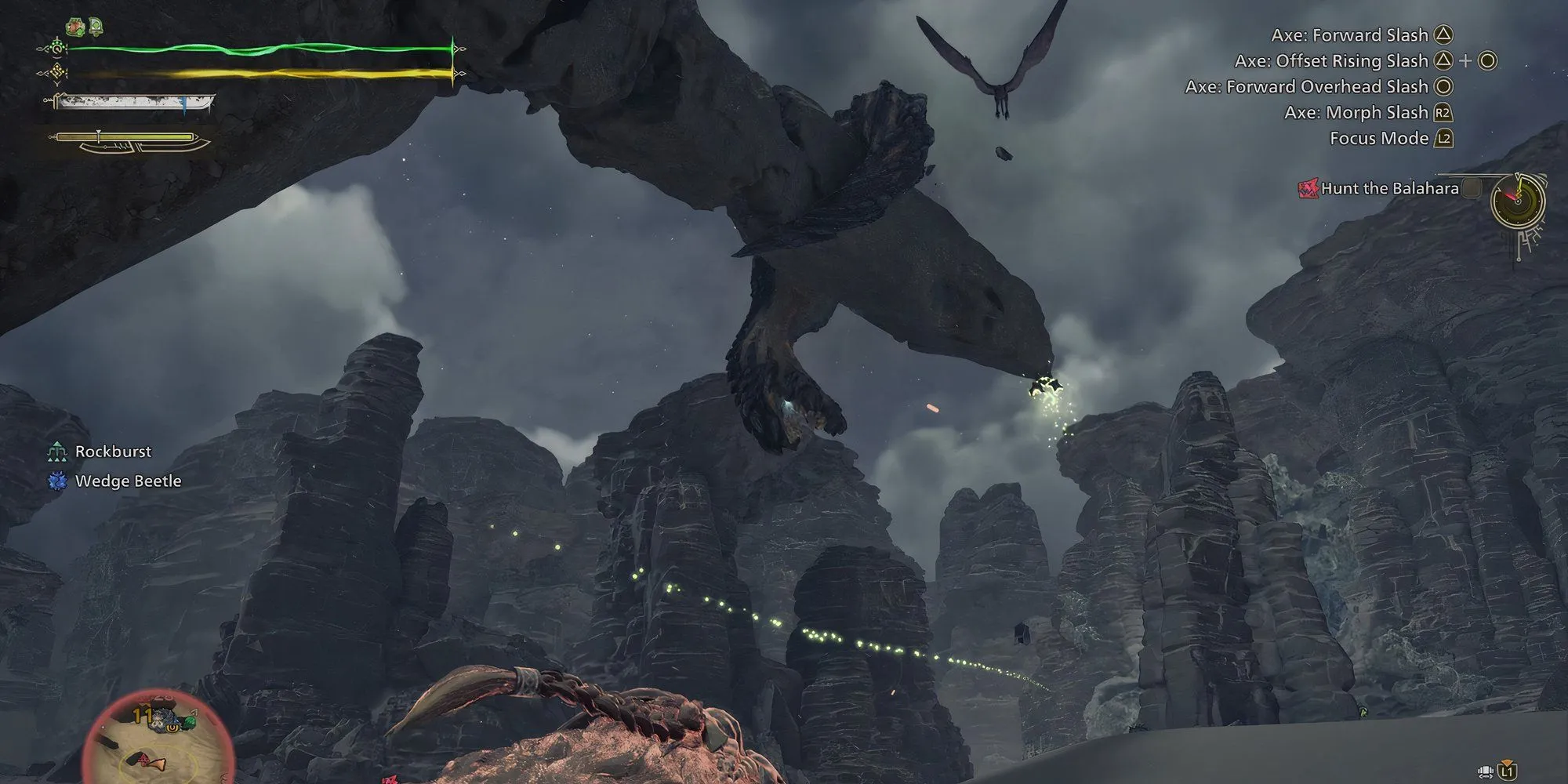 Một trong những đòn tấn công nguy hiểm của Balahara trong Monster Hunter Wilds, đòi hỏi người chơi phải nắm rõ cách né tránh hoặc phản công.