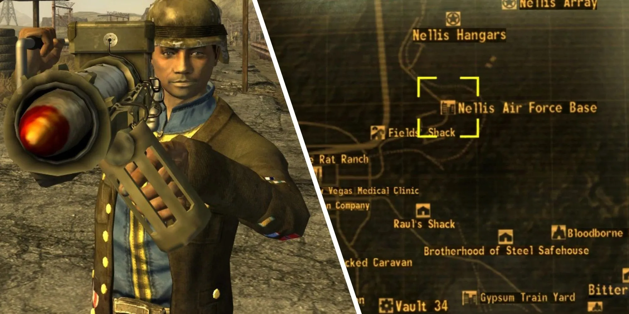 Người chơi Fallout New Vegas bị pháo kích dữ dội khi cố gắng tiếp cận Căn cứ Không quân Nellis