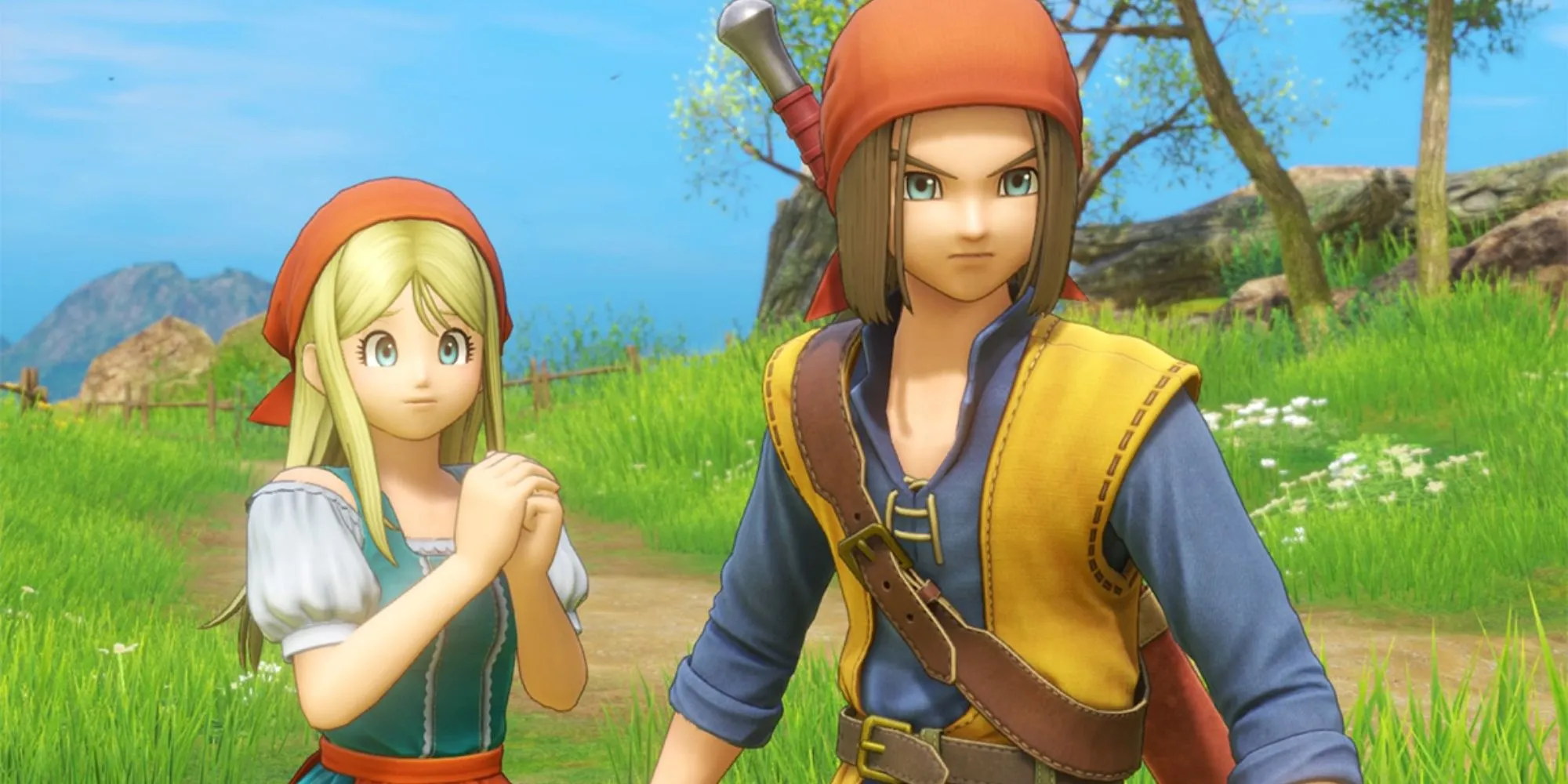 Người hùng Luminary trong Dragon Quest XI, mang đậm dấu ấn thiết kế của Akira Toriyama
