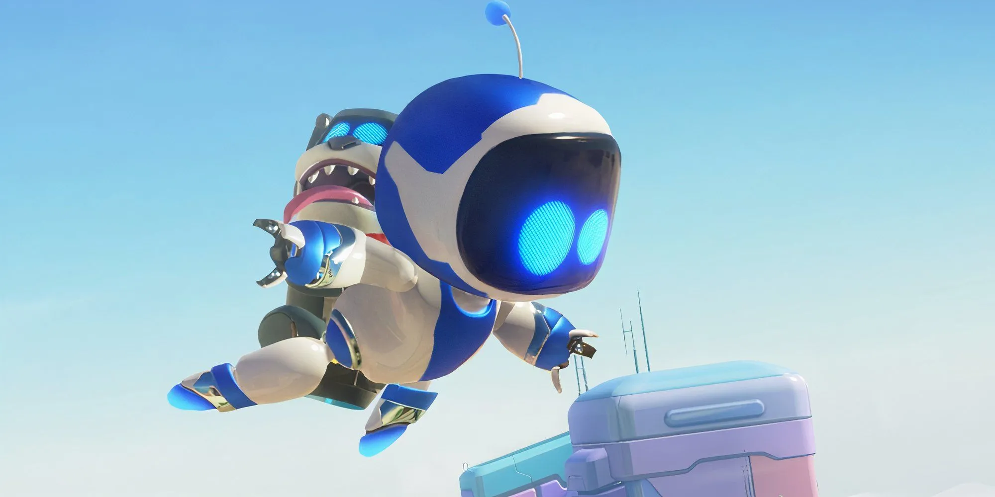 Nhân vật Astro Bot dễ thương trong một nhiệm vụ giải cứu, tựa game đang được Sony cân nhắc chuyển thể