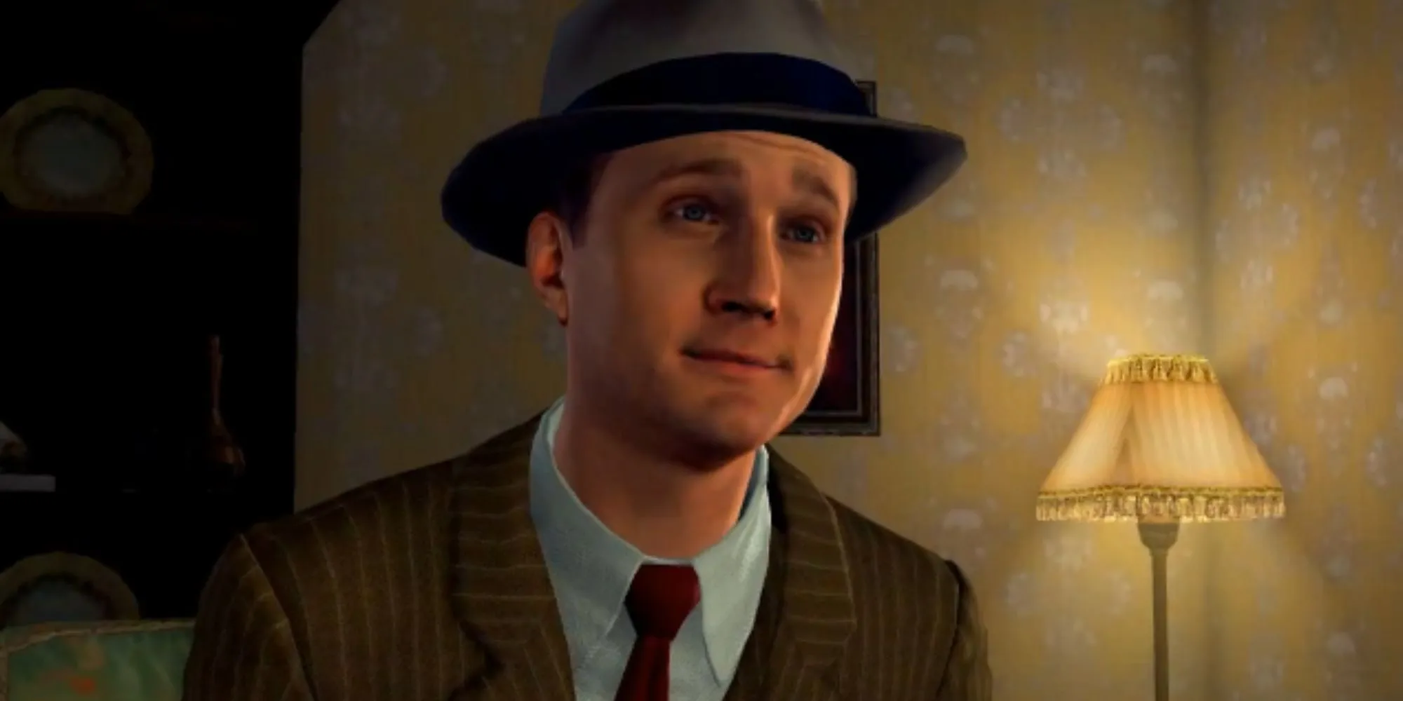 Nhân vật chính Cole Phelps trong tựa game điều tra tội phạm L.A. Noire, một game cảnh sát nổi tiếng