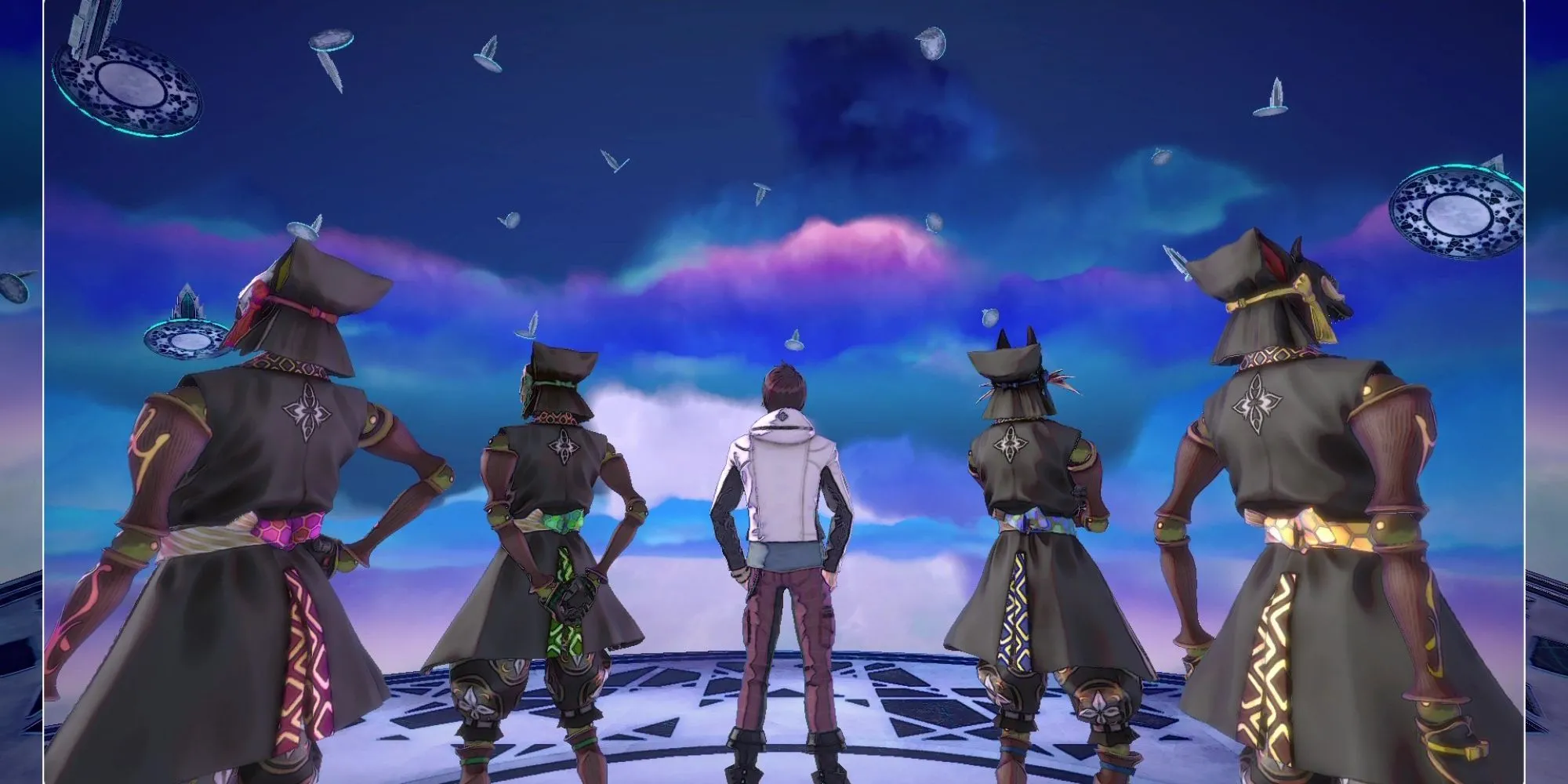 Nhân vật chính với thiết kế độc đáo trong SaGa Emerald Beyond, thể hiện sự sáng tạo của dòng game SaGa