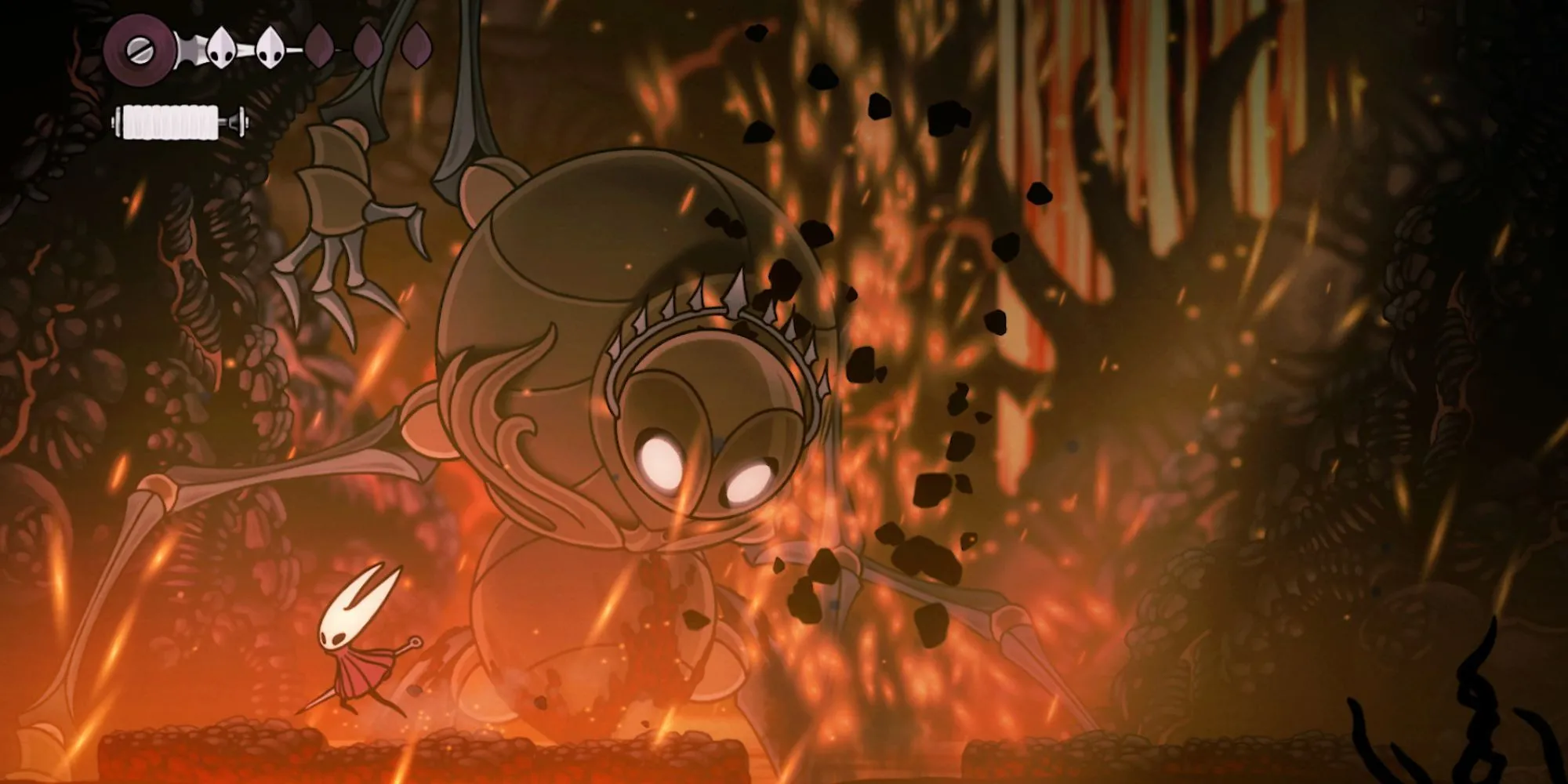 Nhân vật Hornet trong một cảnh của Hollow Knight: Silksong, tựa game Metroidvania được mong chờ