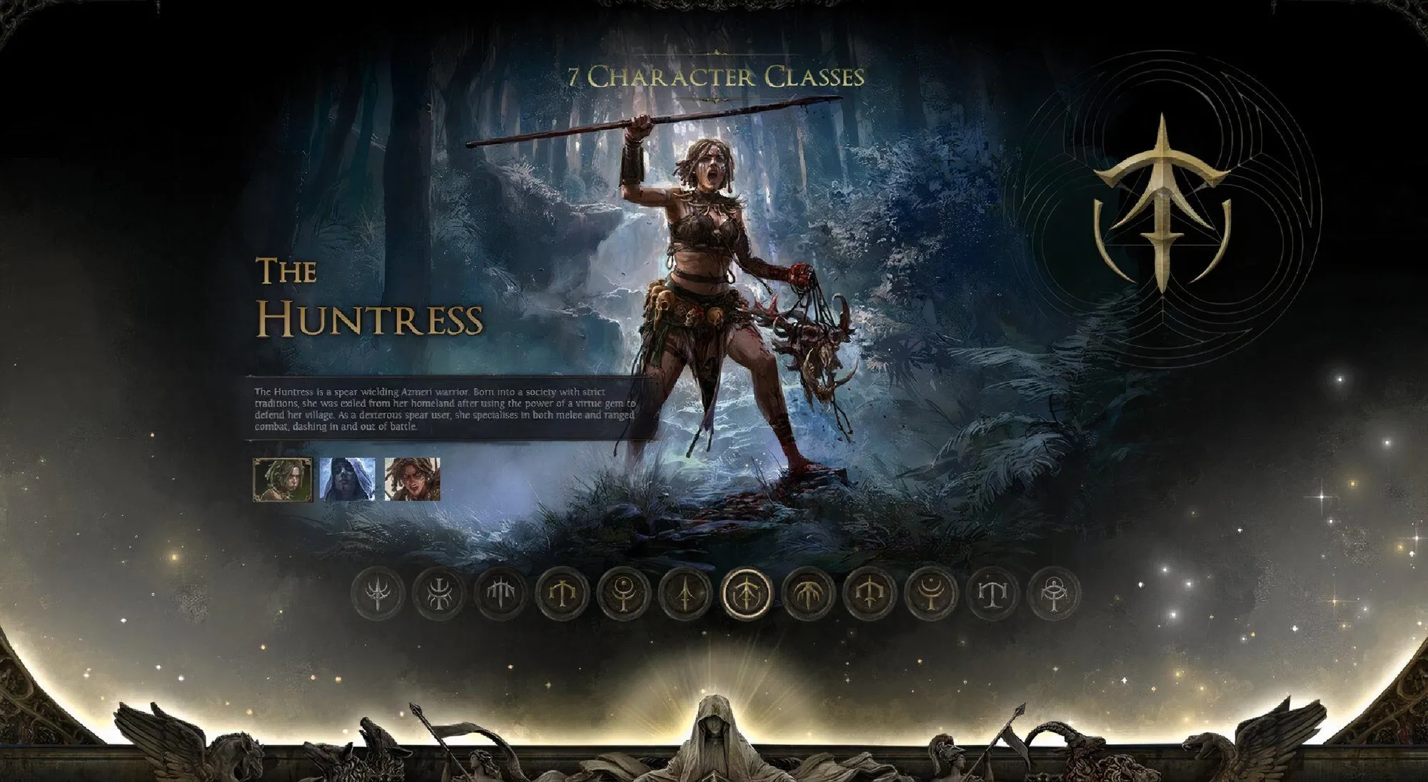 Nhân vật Huntress mới trong Path of Exile 2 Dawn of the Hunt với nhiều kỹ năng độc đáo