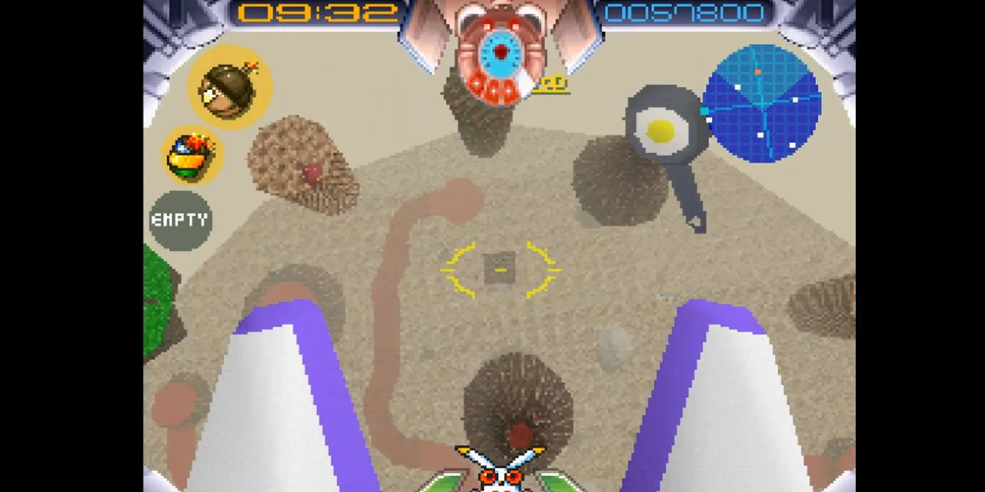 Nhân vật Robbit nhảy cao trong game Jumping Flash!