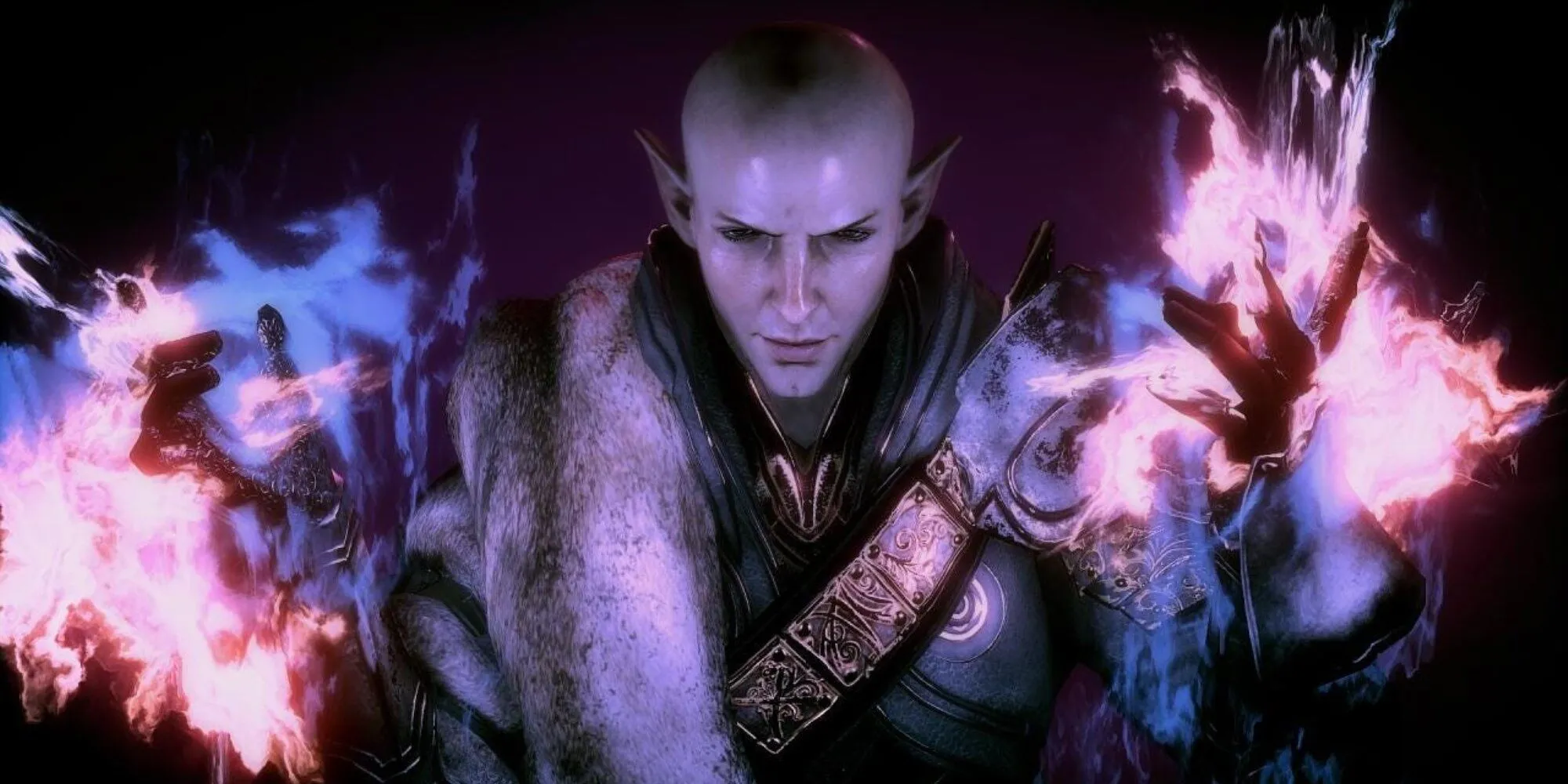 Nhân vật Solas trong Dragon Age Inquisition sử dụng phép thuật mạnh mẽ từ The Fade