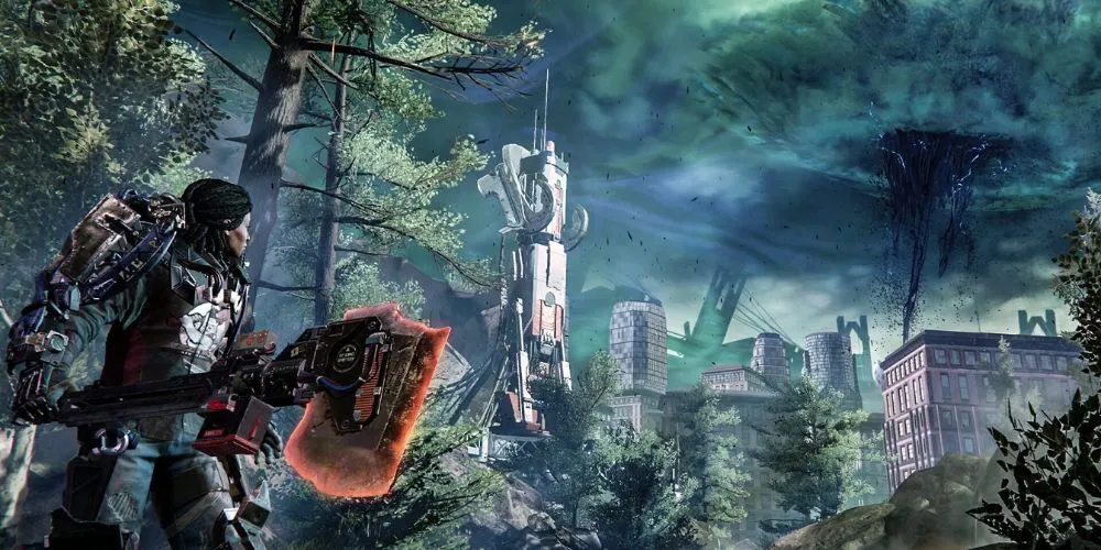 Nhân vật trong The Surge 2 khám phá một thành phố tương lai đổ nát