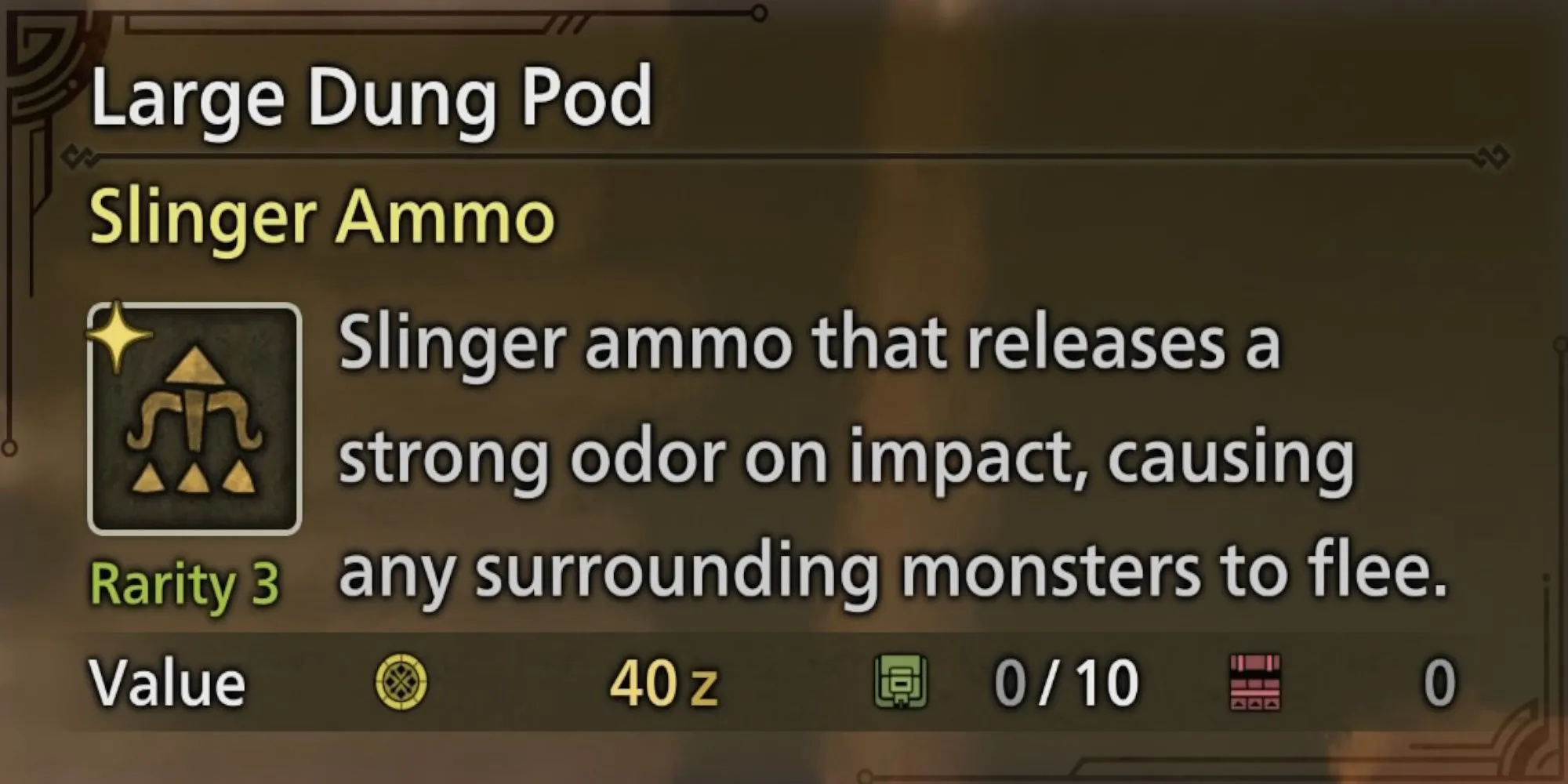 Phân ném Dung Pod giúp thợ săn xua đuổi quái vật không mong muốn trong Monster Hunter Wilds