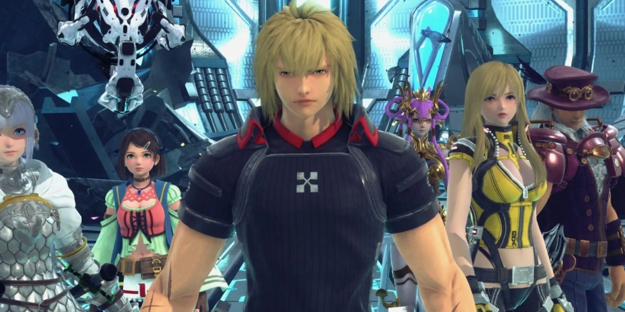 Raymond, một trong các nhân vật chính của Star Ocean: The Divine Force, đại diện cho yếu tố khoa học viễn tưởng
