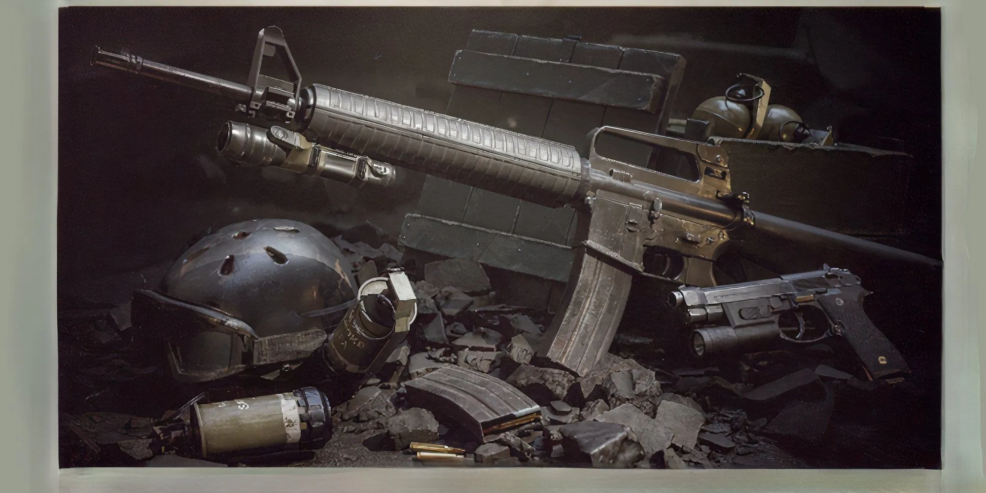 Súng trường tấn công M16A2 với thiết kế cổ điển trong Delta Force Black Hawk Down