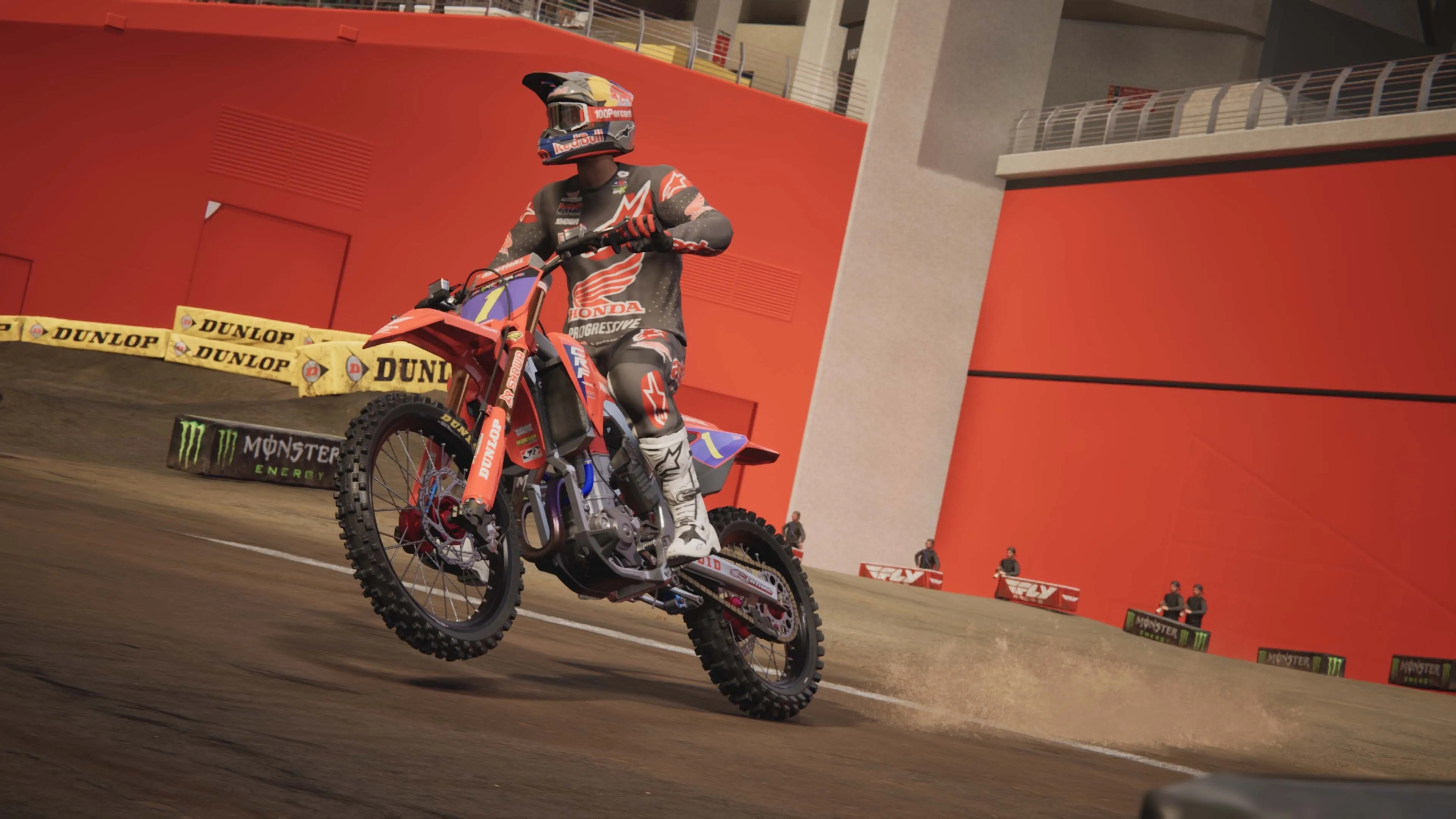 Tay đua Monster Energy Supercross 25 được tùy chỉnh với trang phục và xe đua ấn tượng