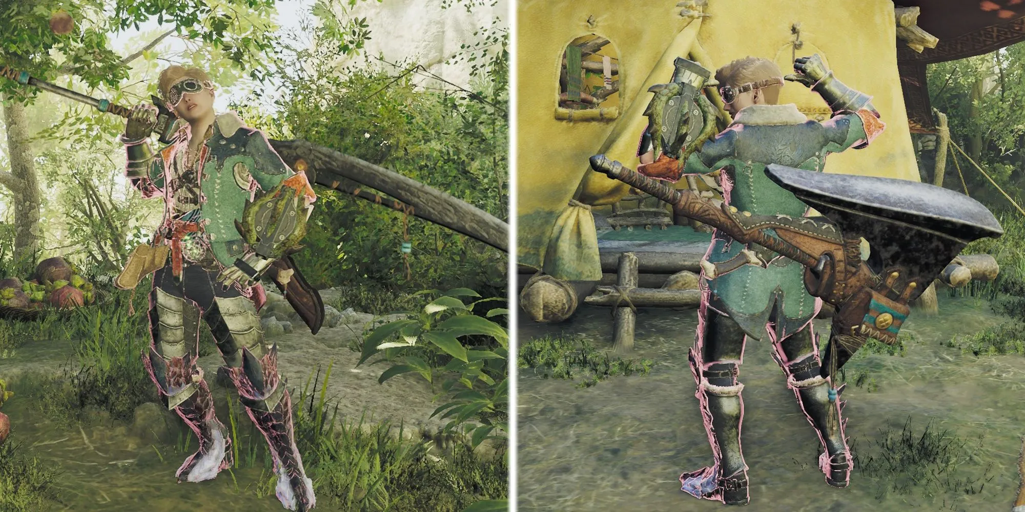 Thái Đao và Búa trong Monster Hunter Wilds - combo sát thương cắt và choáng