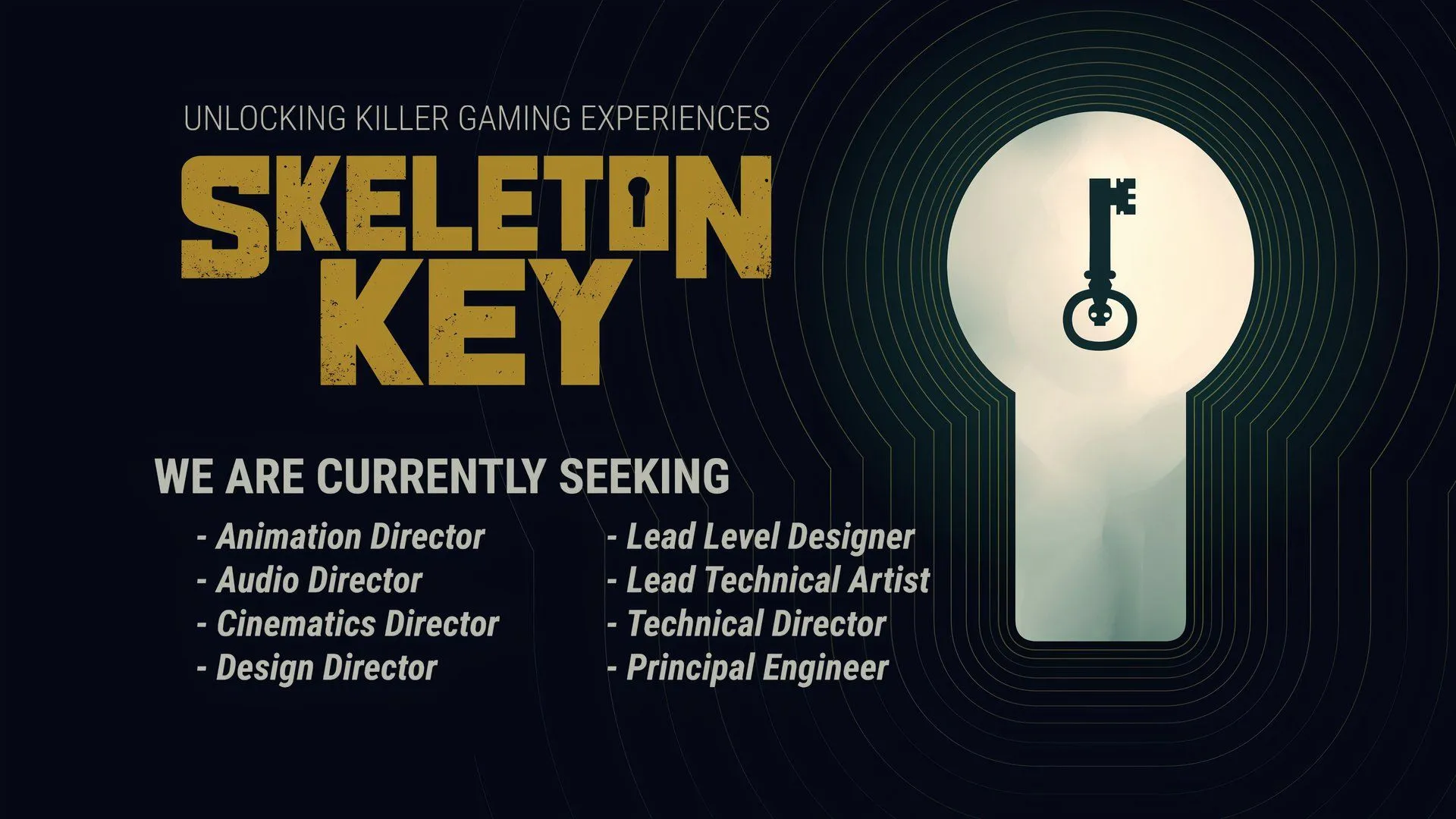 Thông báo tìm việc của Christian Dailey trên LinkedIn sau khi dự án game tại Skeleton Key Studio bị hủy