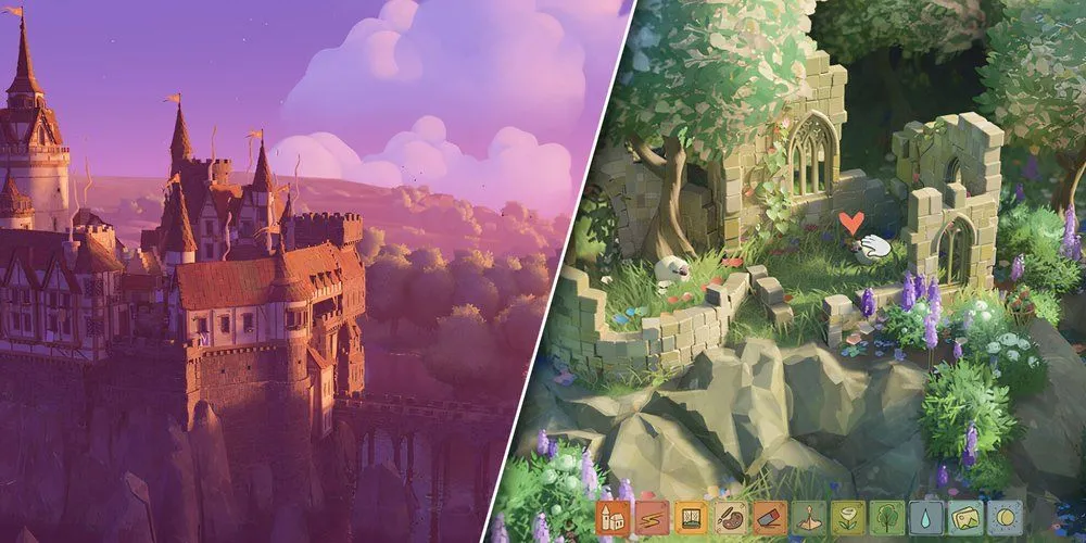 Tiny Glade - game xây dựng tự do thư giãn không cần quản lý tài nguyên