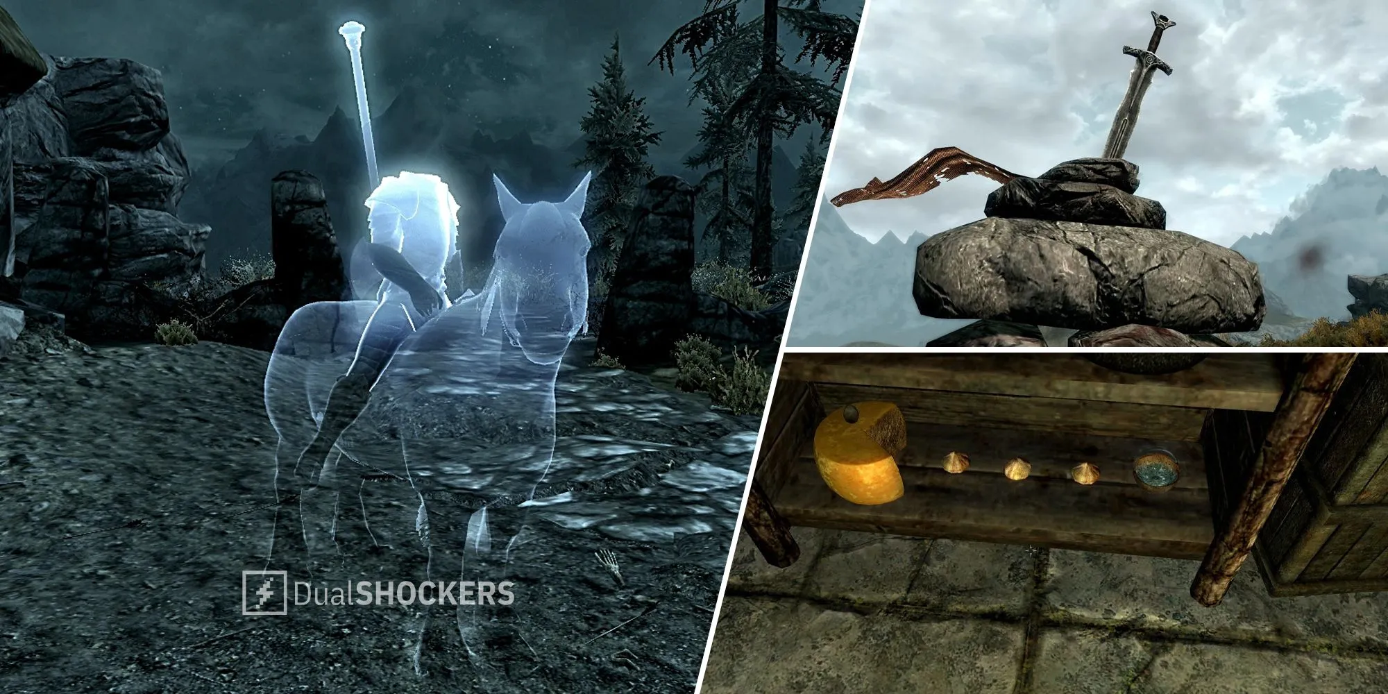 Tổng hợp các Easter Egg thú vị trong Skyrim như Kỵ Sĩ Không Đầu