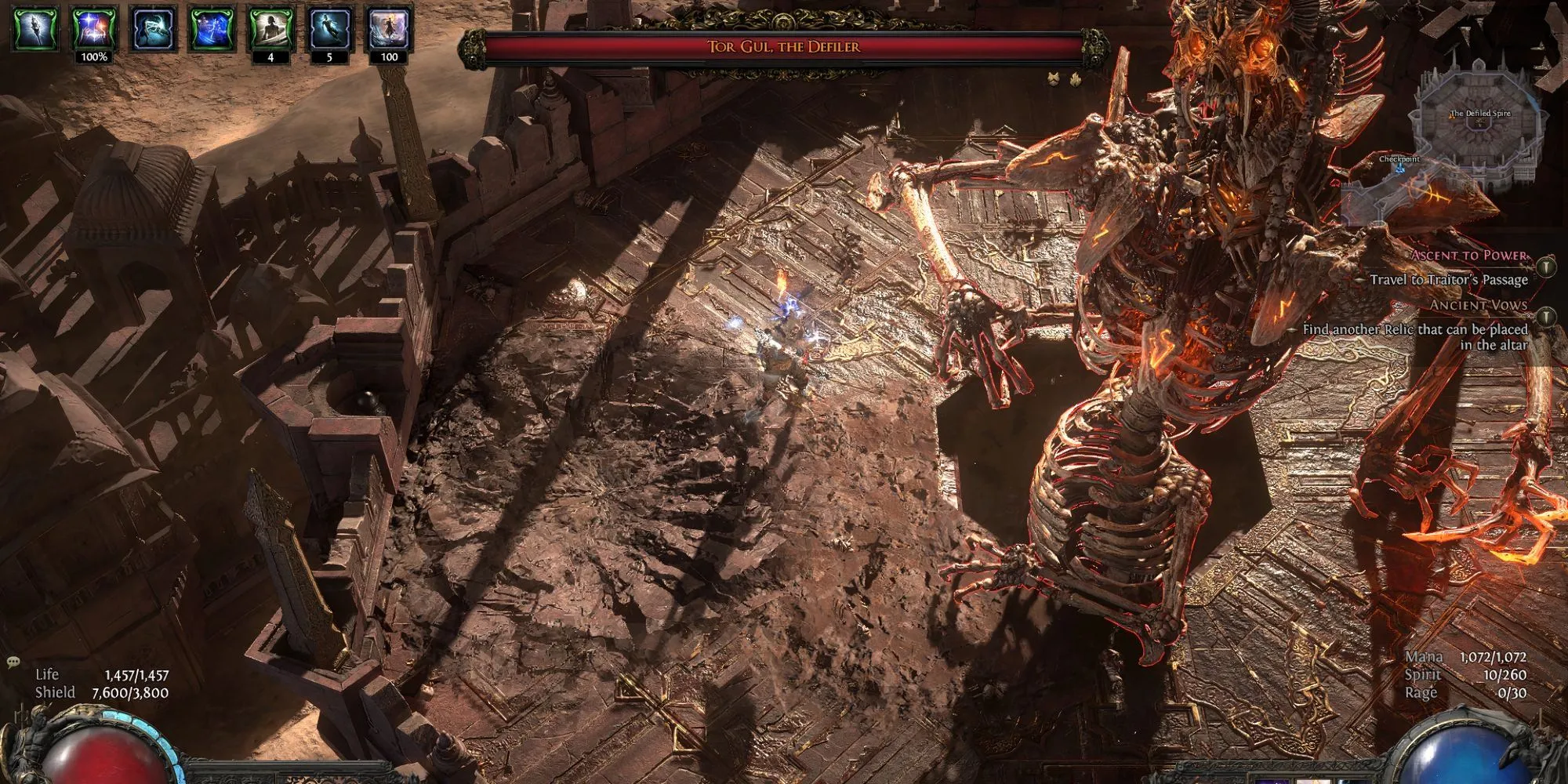 Tor Gul, Kẻ Báng Bổ, một boss khổng lồ trong Path of Exile II Hồi 2