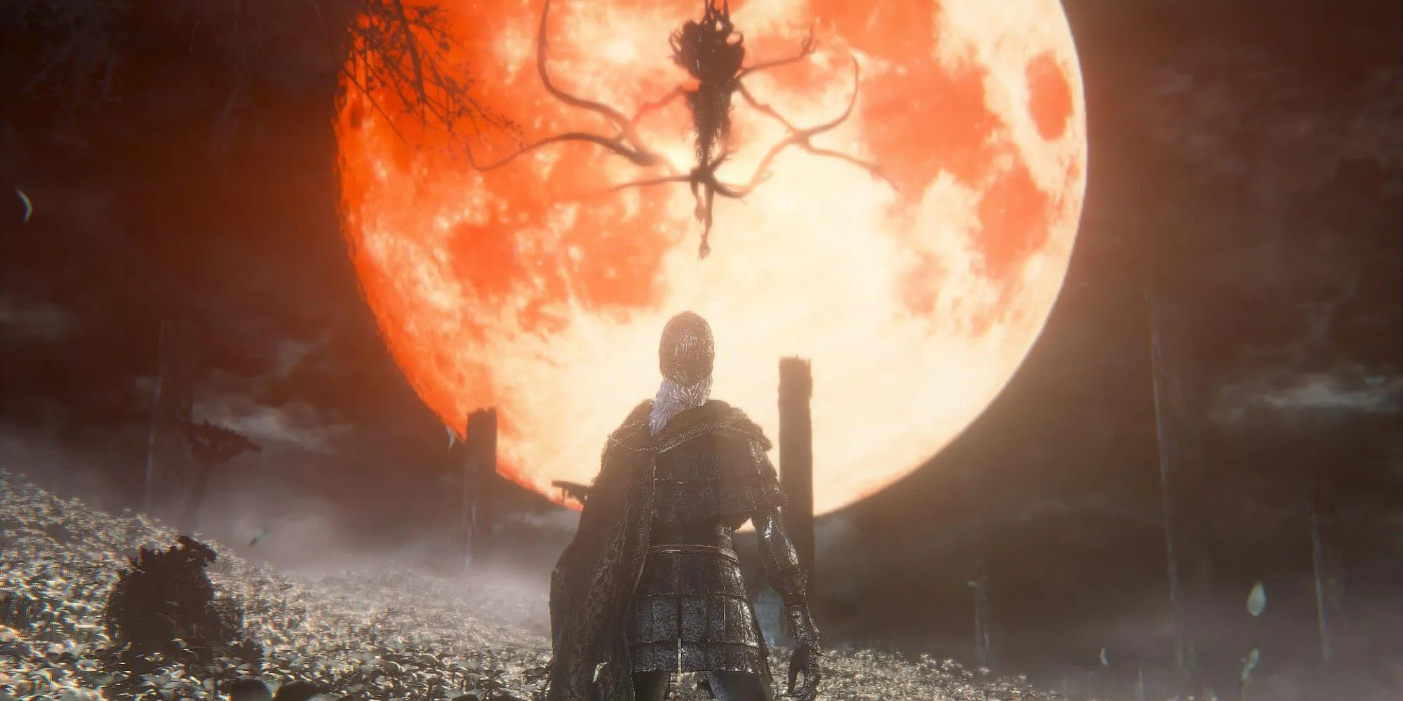 Trùm cuối thực sự Moon Presence trong Bloodborne xuất hiện đầy ám ảnh
