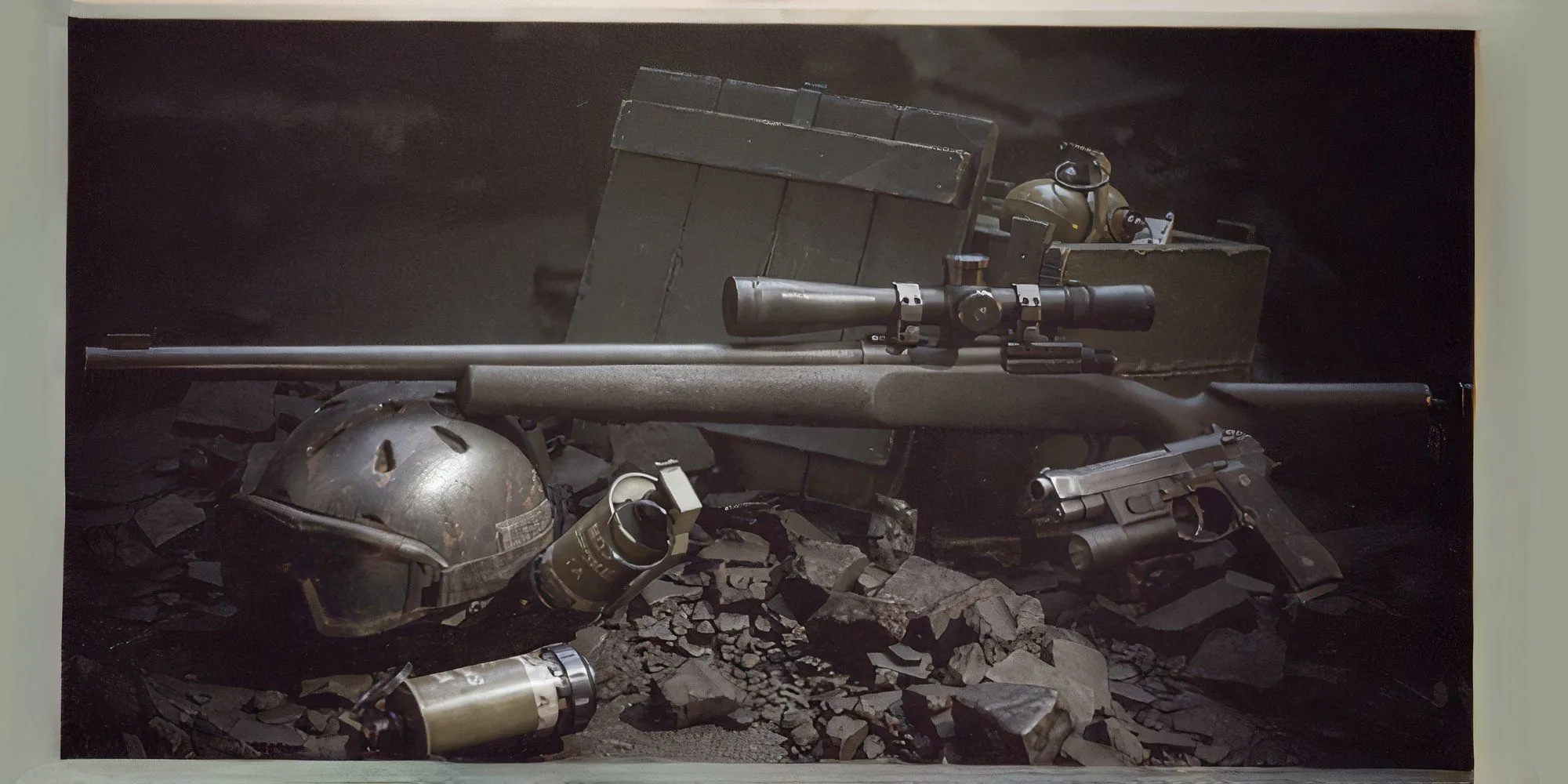 Xạ thủ sử dụng súng tỉa M24 trong Delta Force Black Hawk Down