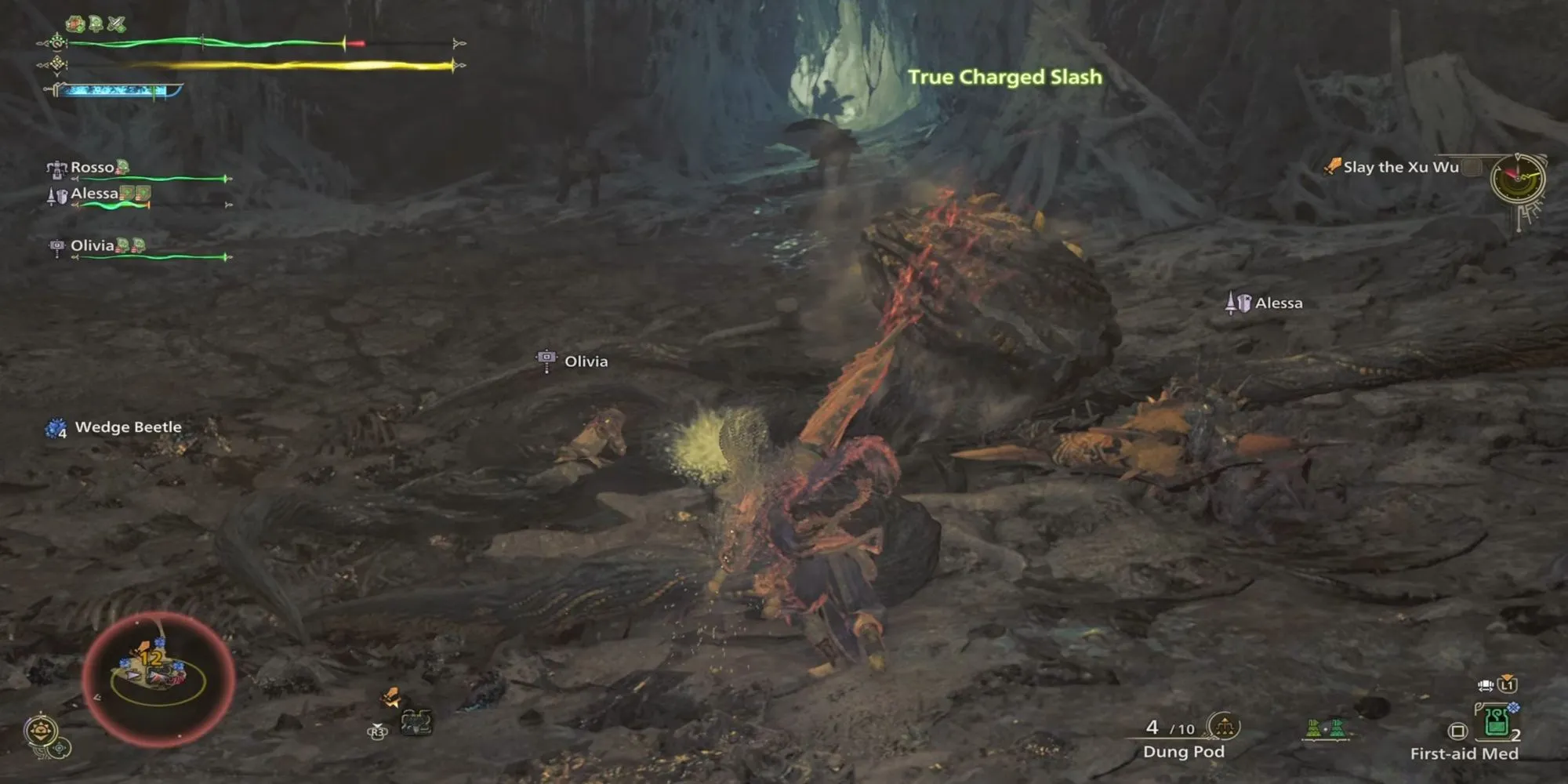 Xu Wu trong Monster Hunter Wilds, một quái vật giống bạch tuộc với nhiều xúc tu