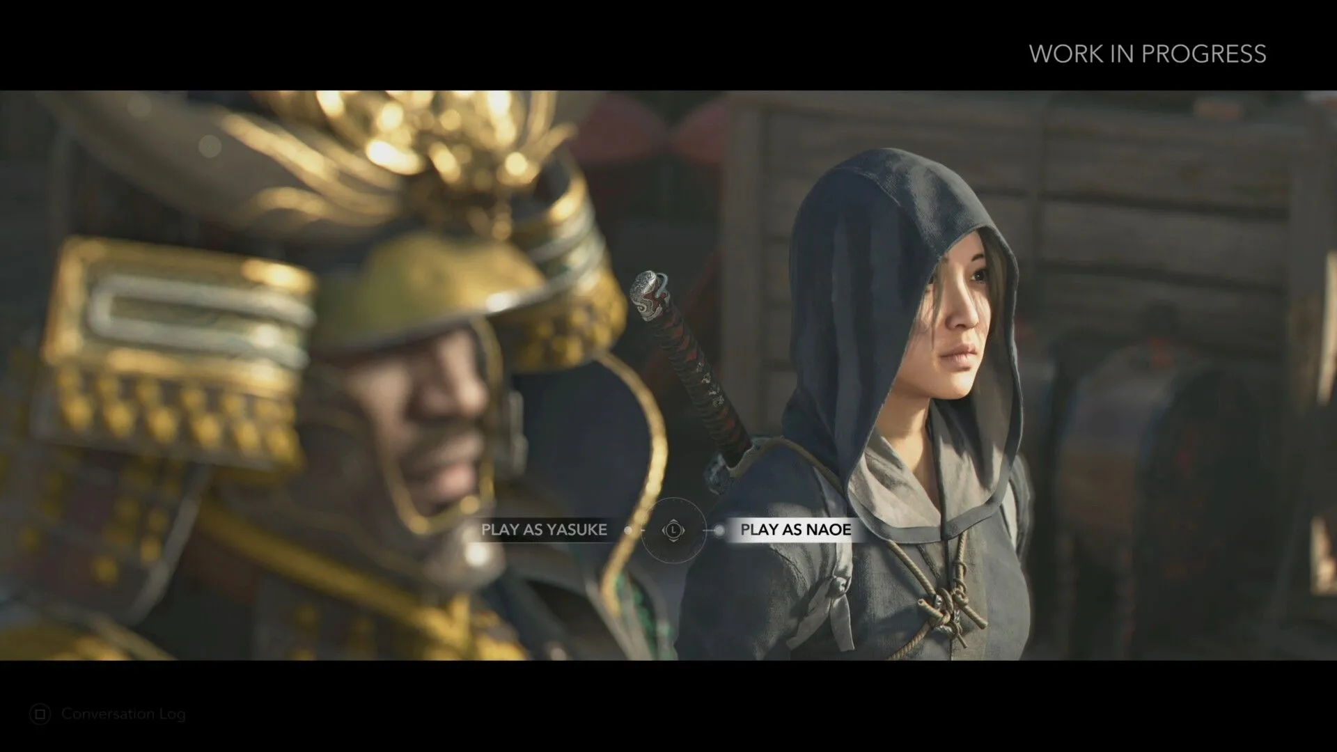 Yasuke và Naoe trong Assassin's Creed Shadows, người chơi có thể chiêu mộ đồng minh để hỗ trợ chiến đấu.