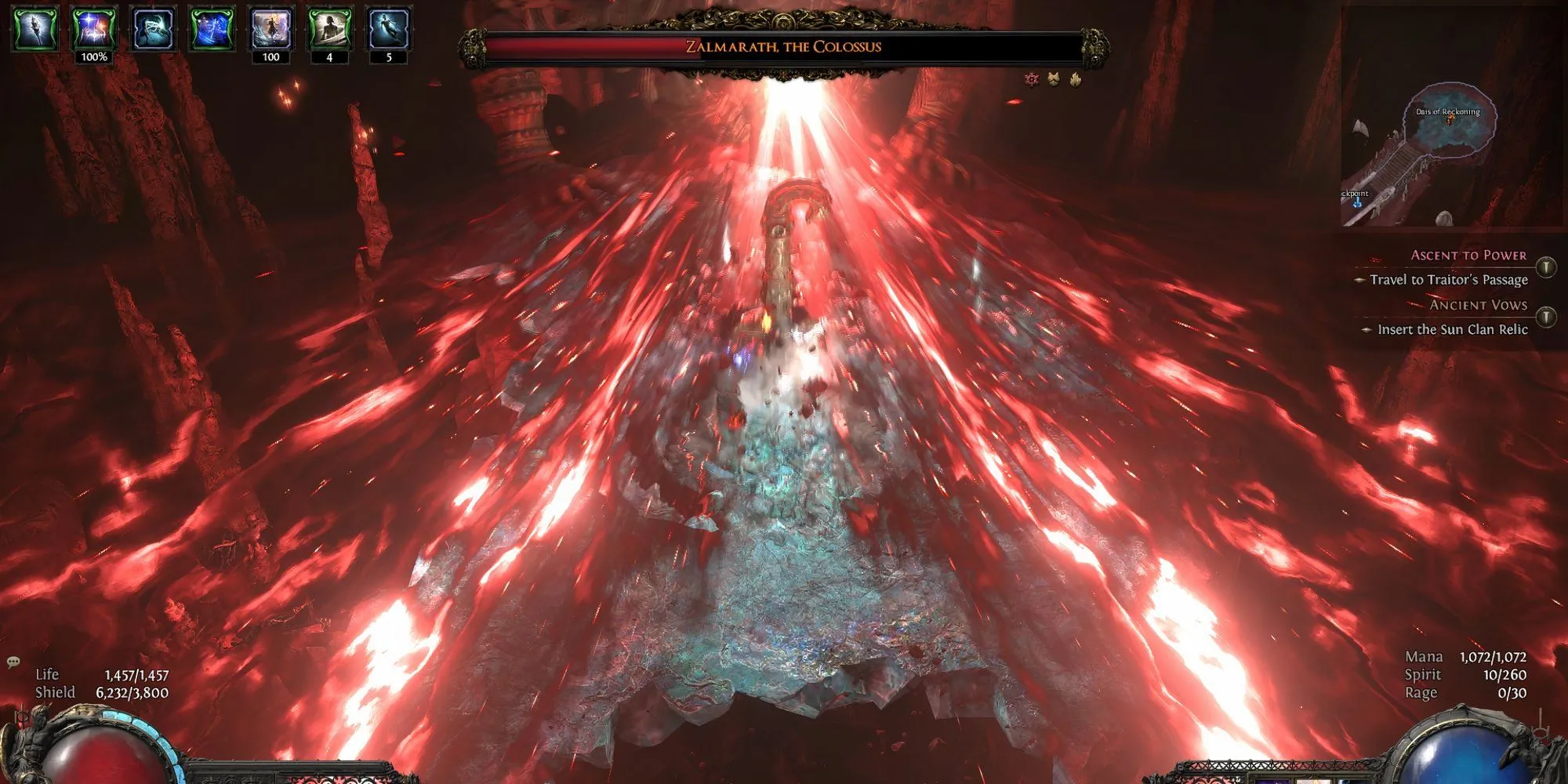 Zalmarath, Người Khổng Lồ, một boss hùng vĩ trong Path of Exile II Hồi 2