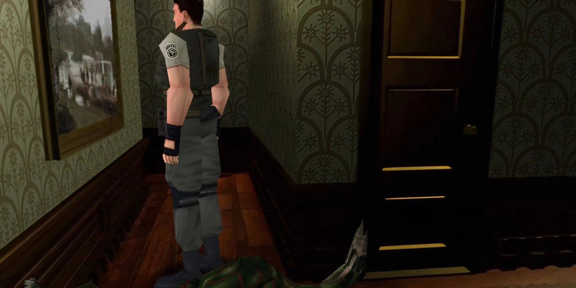 Albert Wesker với kính râm trong Resident Evil gốc (1996)