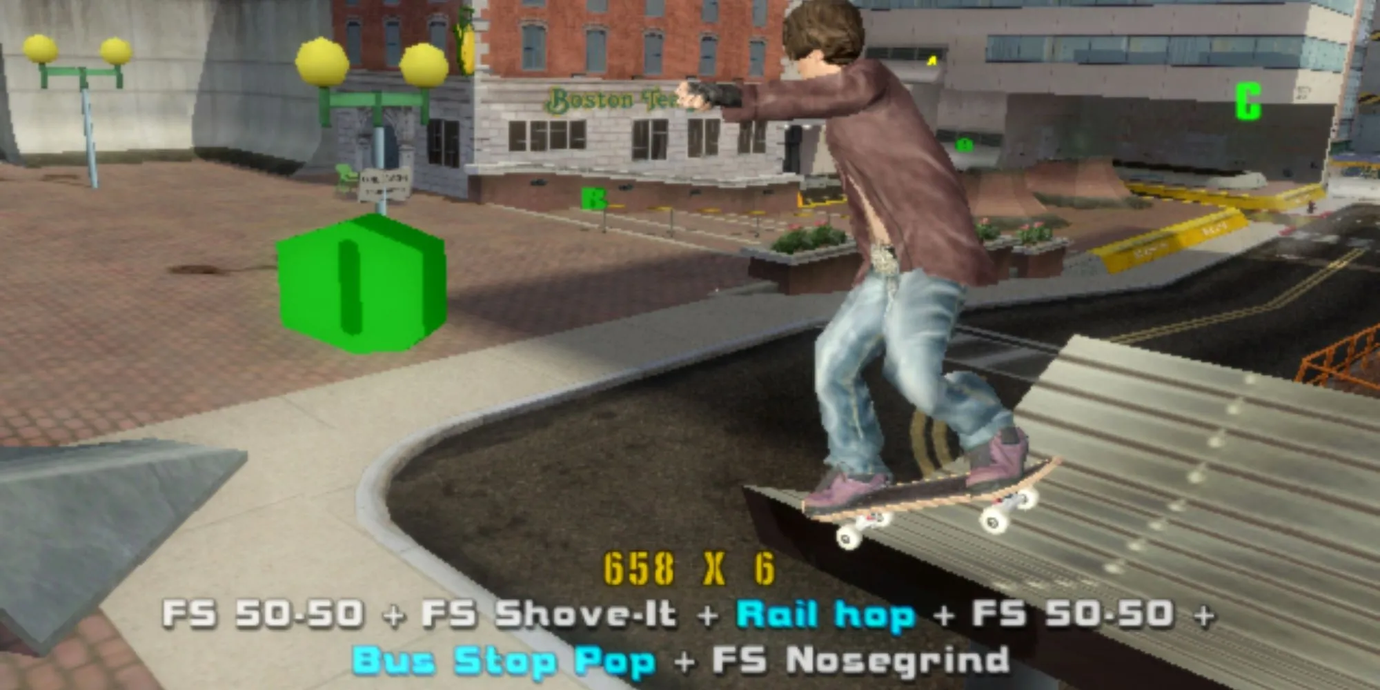 Ảnh bìa game Tony Hawk's Underground 2 với sự xuất hiện của Bam Margera