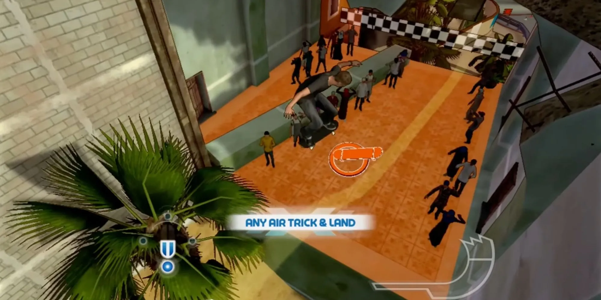 Ảnh bìa hoặc cảnh trong game Tony Hawk: Shred, có thể thấy cả trượt ván và trượt tuyết