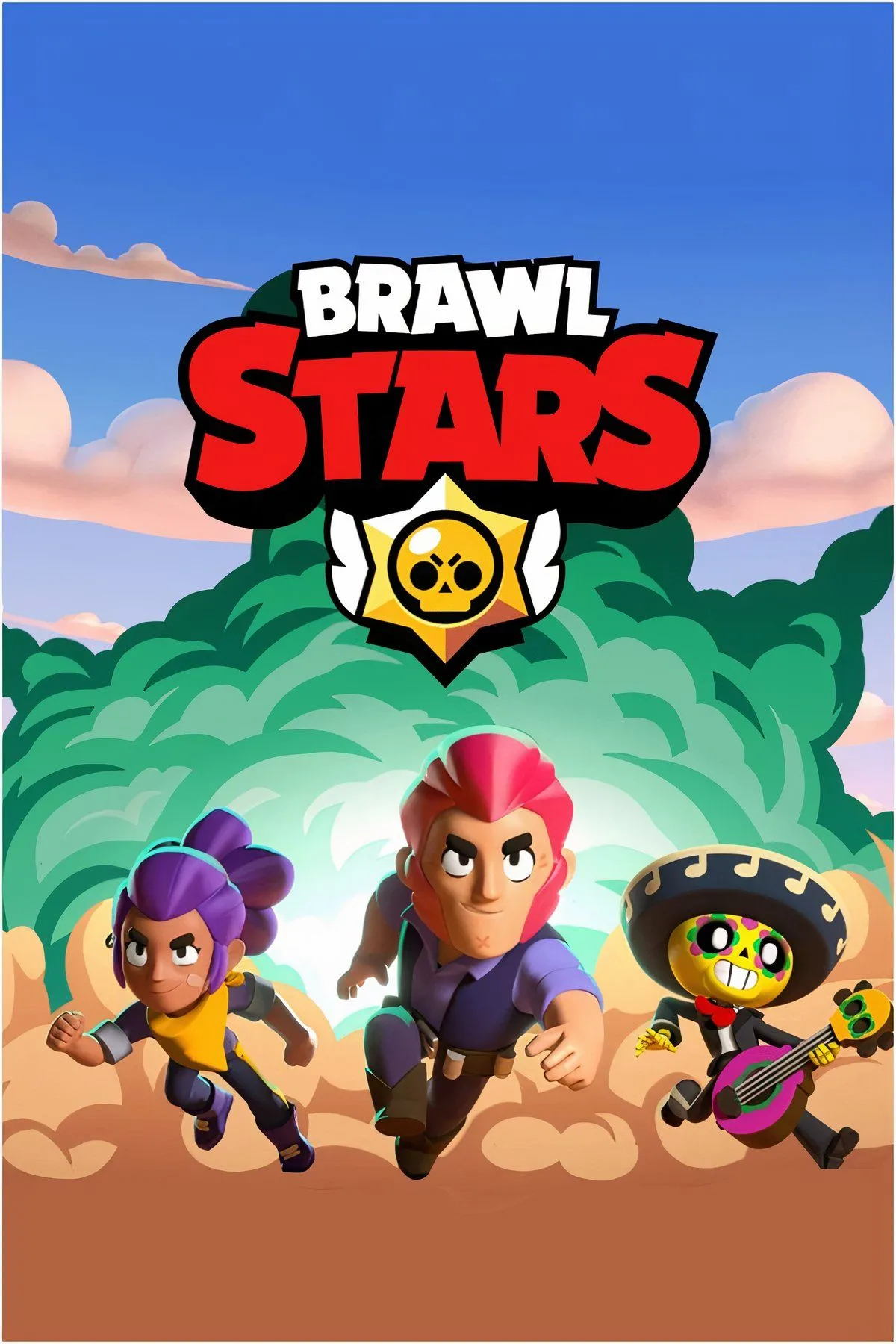 Ảnh ghép các Brawler Epic trong danh sách xếp hạng Brawl Stars