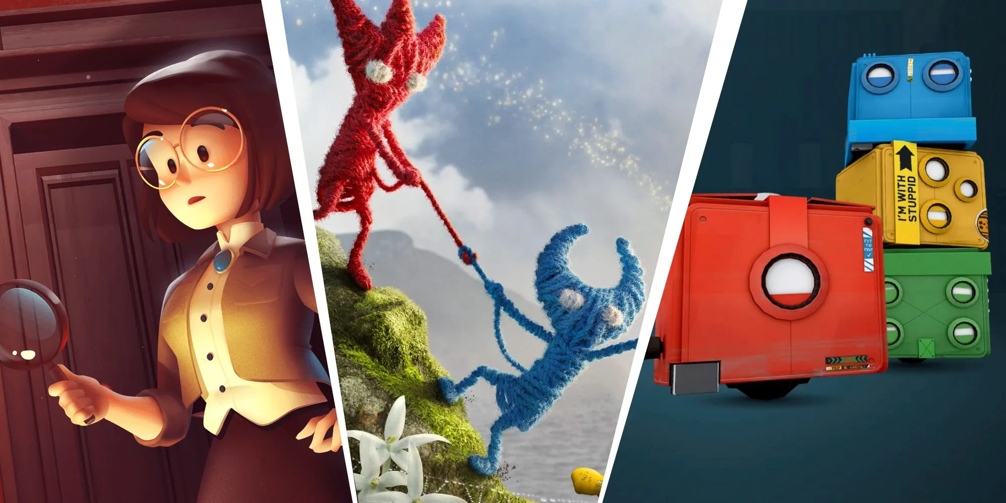 Ảnh thumbnail cho bài viết 10 Game Giải Đố Co-Op Hay Nhất, có hình ảnh Escape Simulator, Unravel 2 và Death Squared