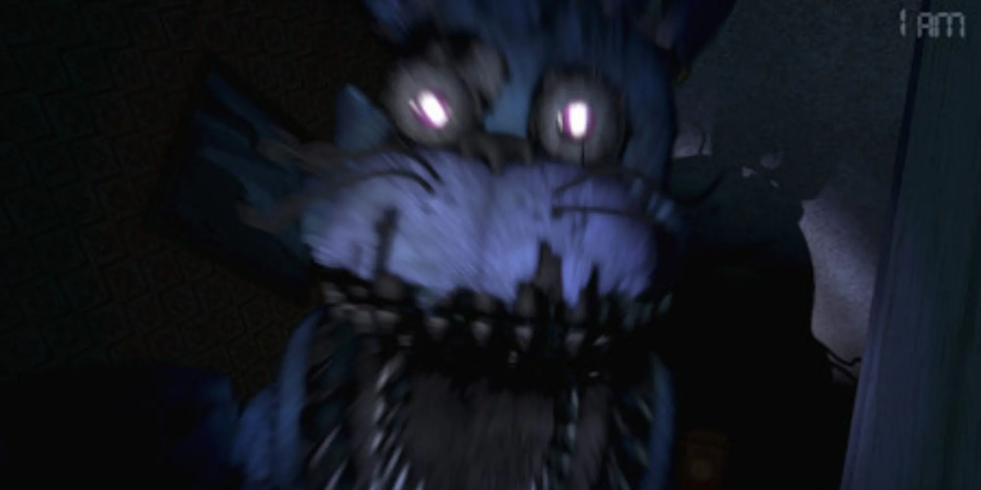 Animatronic Nightmare Bonnie trong FNAF 4, hình ảnh đại diện cho nỗi sợ hãi thời thơ ấu.