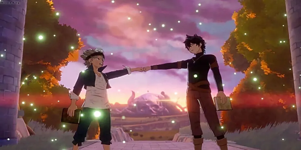 Asta và Yuno từ Black Clover cùng nhau chiến đấu