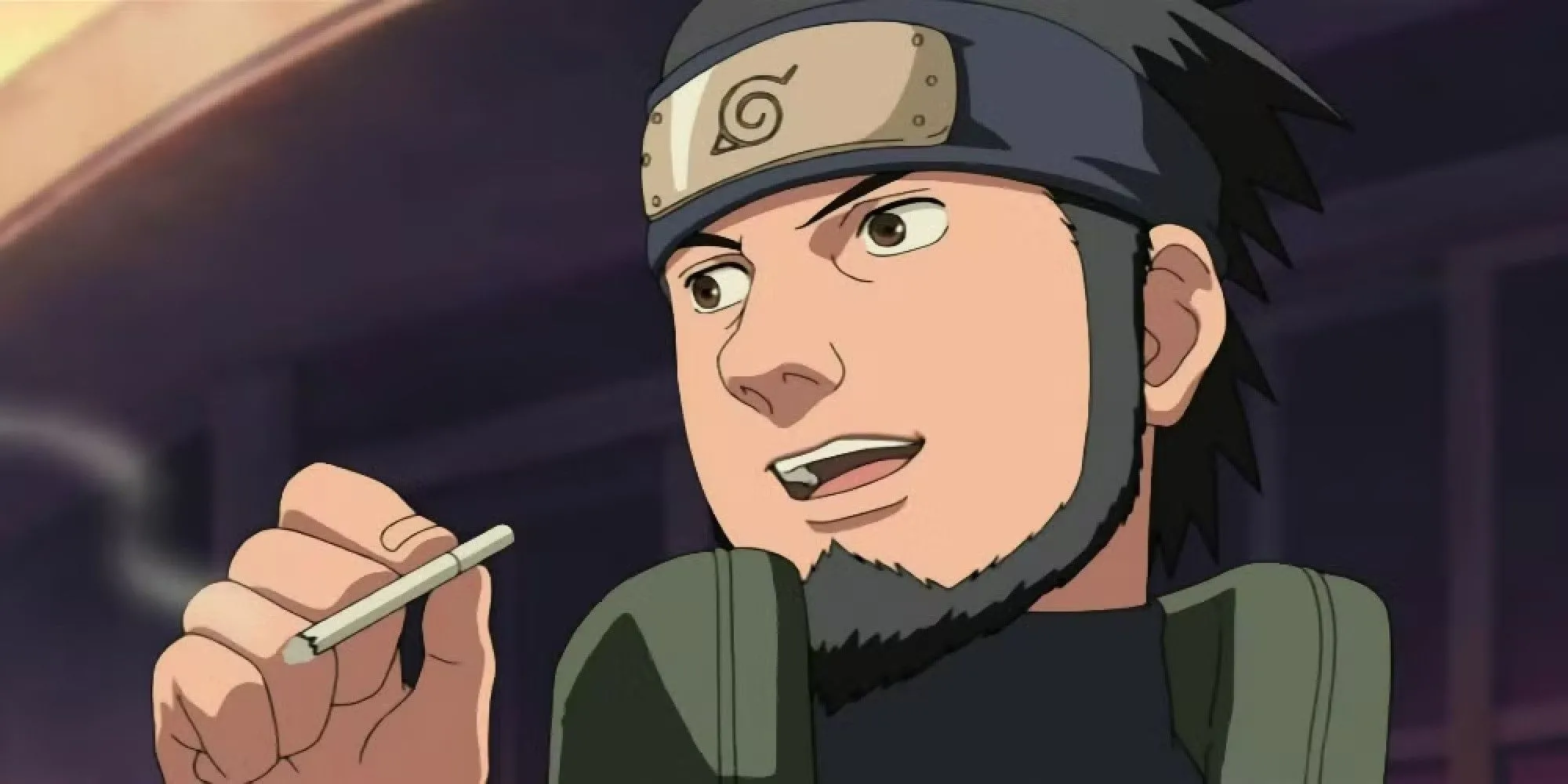 Asuma Sarutobi, thủ lĩnh đội Ino-Shika-Cho, con trai Hokage Đệ Tam.