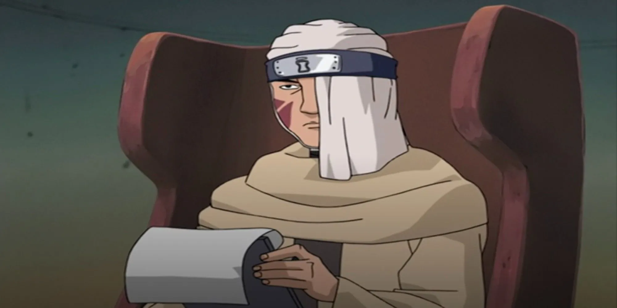 Baki, thủ lĩnh đội của anh em làng Cát Gaara, Temari và Kankuro.
