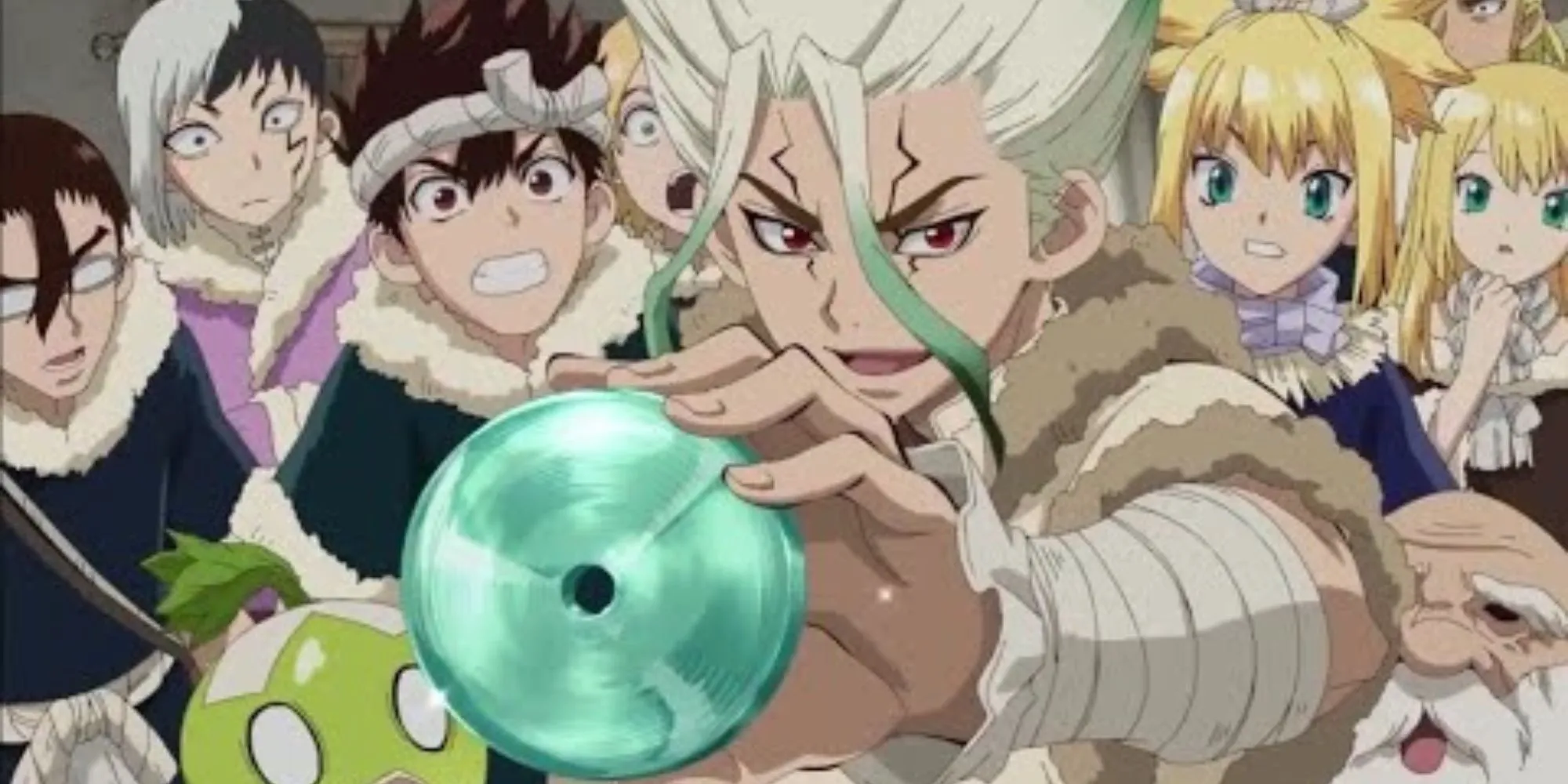 Bản ghi chép phát minh khoa học của Senku trong anime Dr. Stone, minh họa quá trình tái thiết nền văn minh.