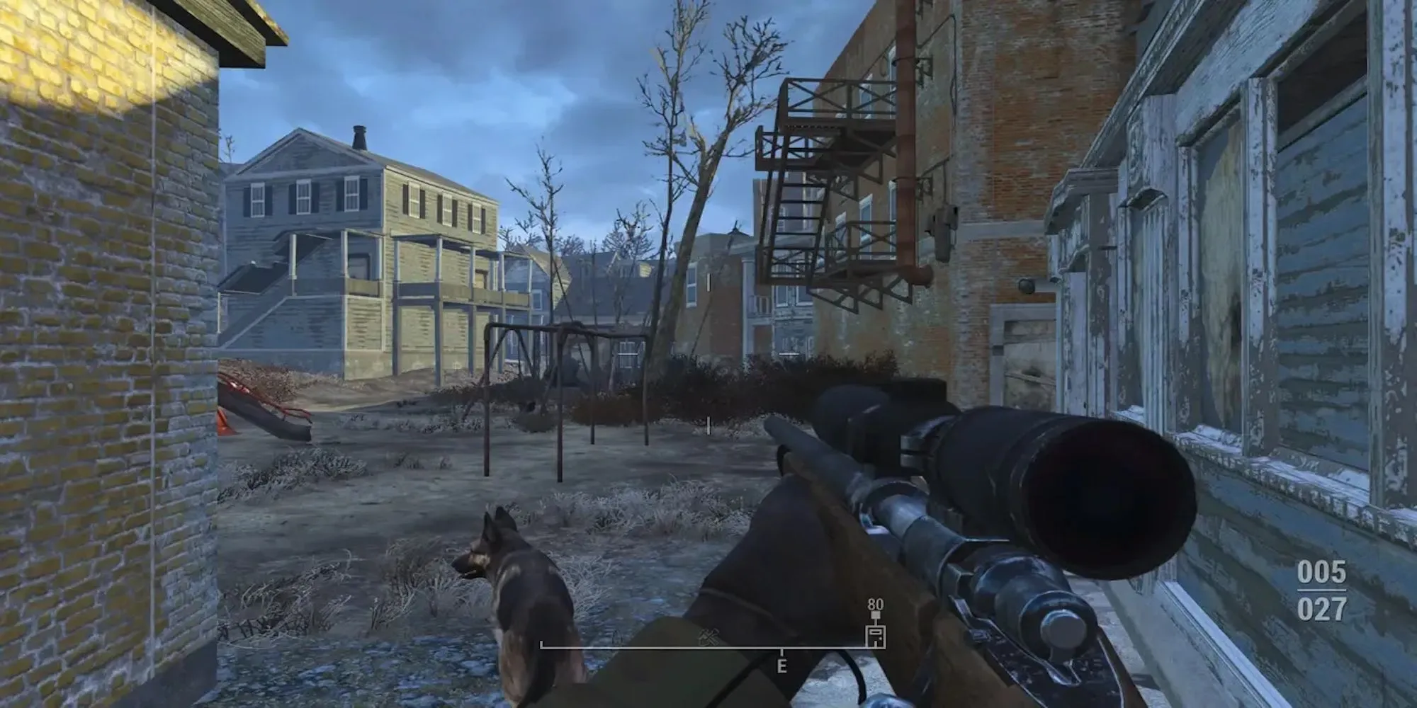 Bão phóng xạ (Radstorm) màu xanh lục nguy hiểm trong thế giới hậu tận thế của Fallout 4.