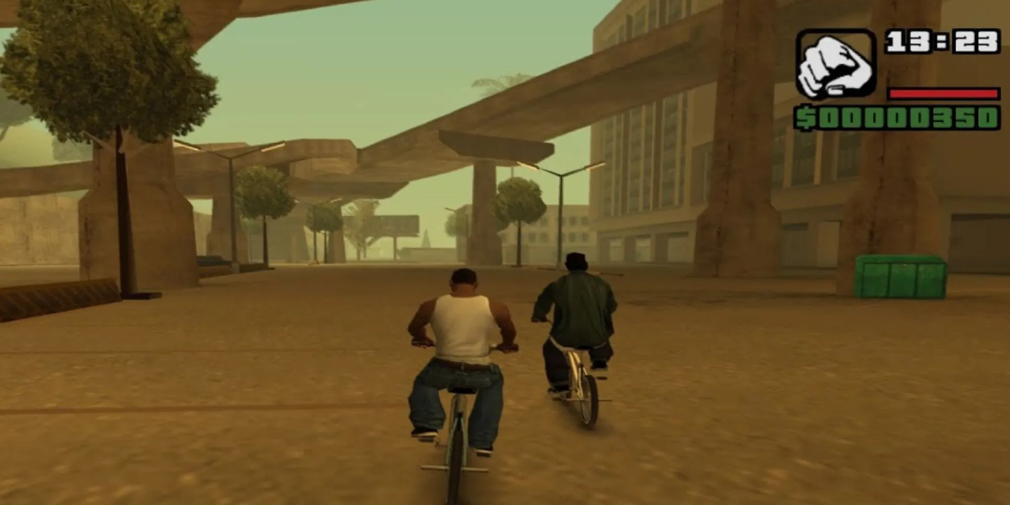 Bìa game Grand Theft Auto San Andreas trên hệ máy PS2