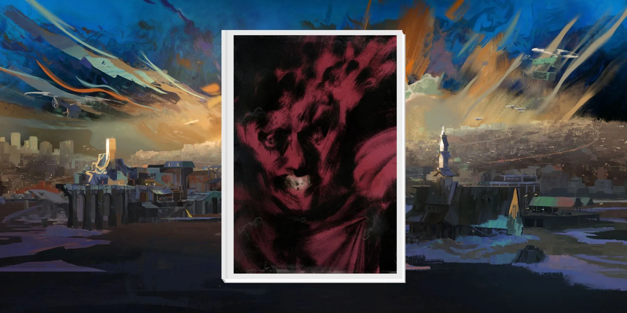 Biểu tượng kỹ năng Half-Light trong Disco Elysium thể hiện sự bạo lực và bản năng sinh tồn.