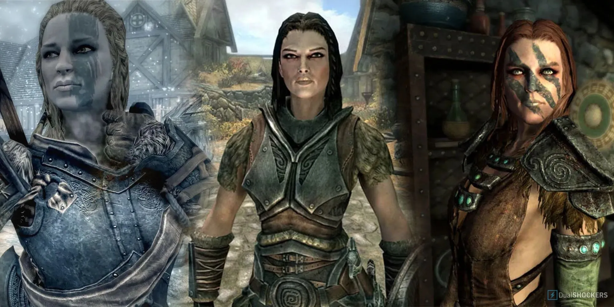 Bộ sưu tập các nhân vật nữ trong Skyrim, gợi ý về việc chơi đơn độc không có bạn đồng hành hay vợ/chồng