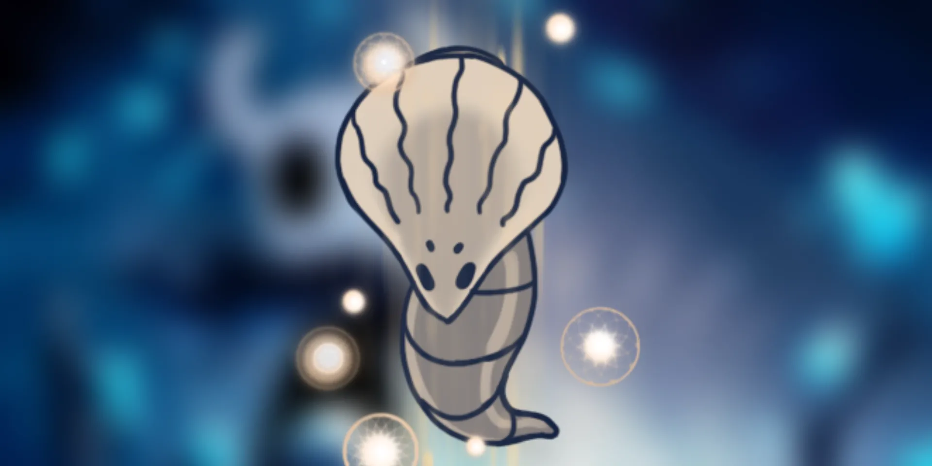Boss Dream Warrior Gorb với những mũi giáo mộng cảnh trong Hollow Knight